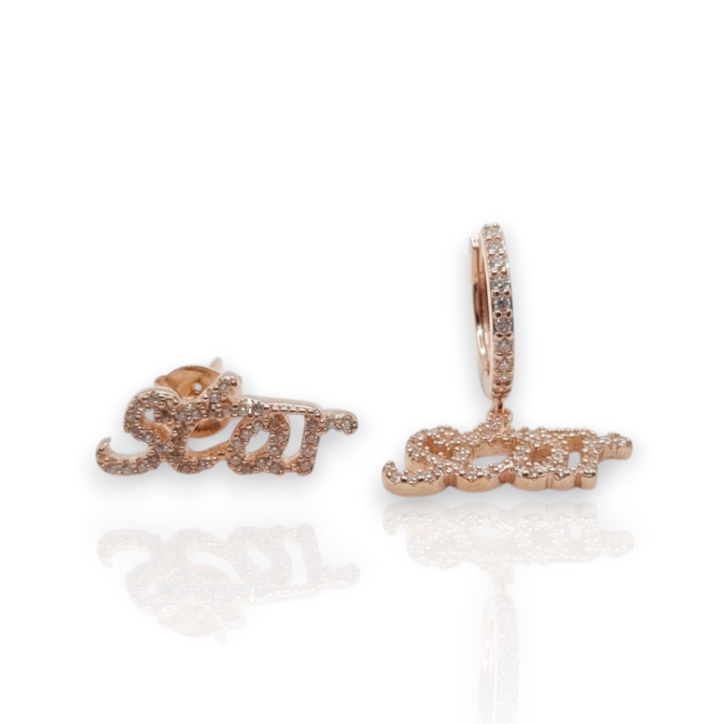 Orecchini STAR in argento 925° dorato
