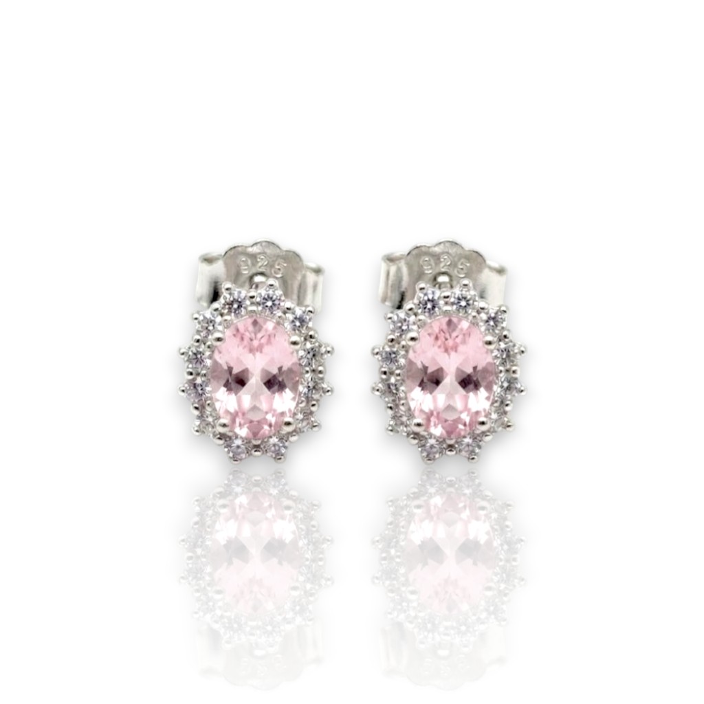 Platinum plated silver 925º earrings (code FC005497)