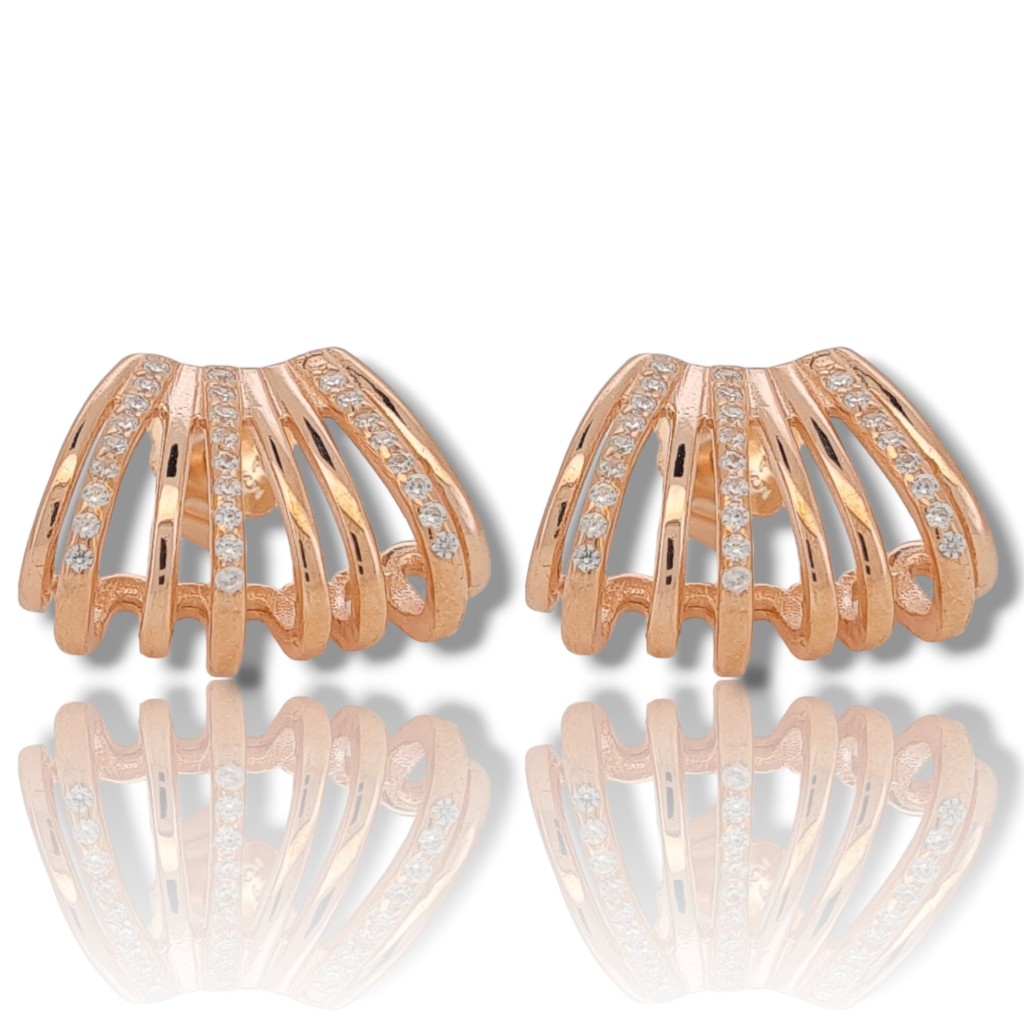 Orecchini in argento 925° dorato  (code FC007339)