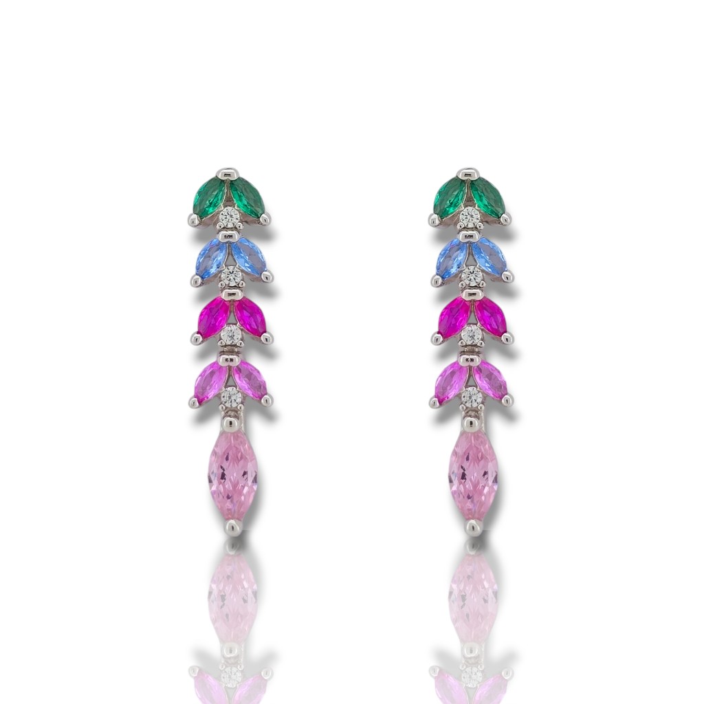 Orecchini in argento 925° rodiato (code FC010509)