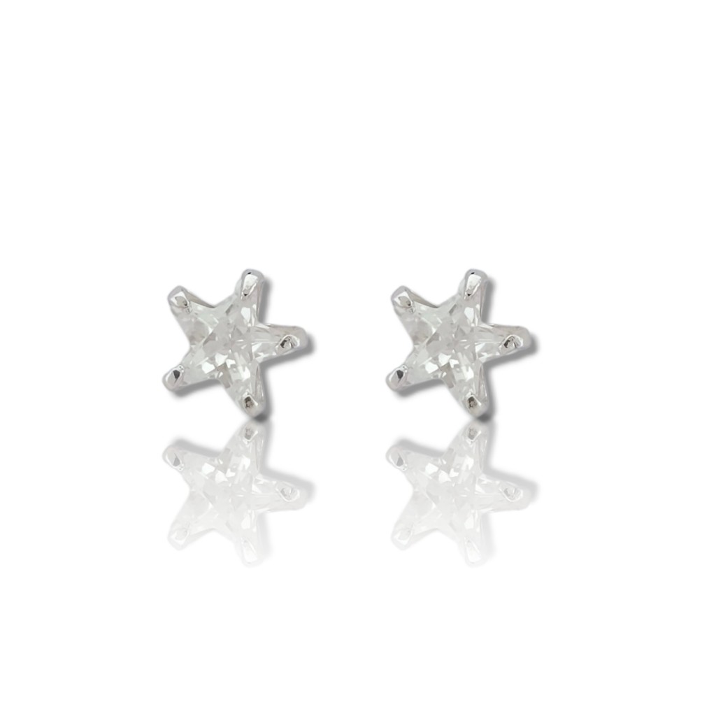 Orecchini Stelle in argento 925° rodiato (code FC011279)