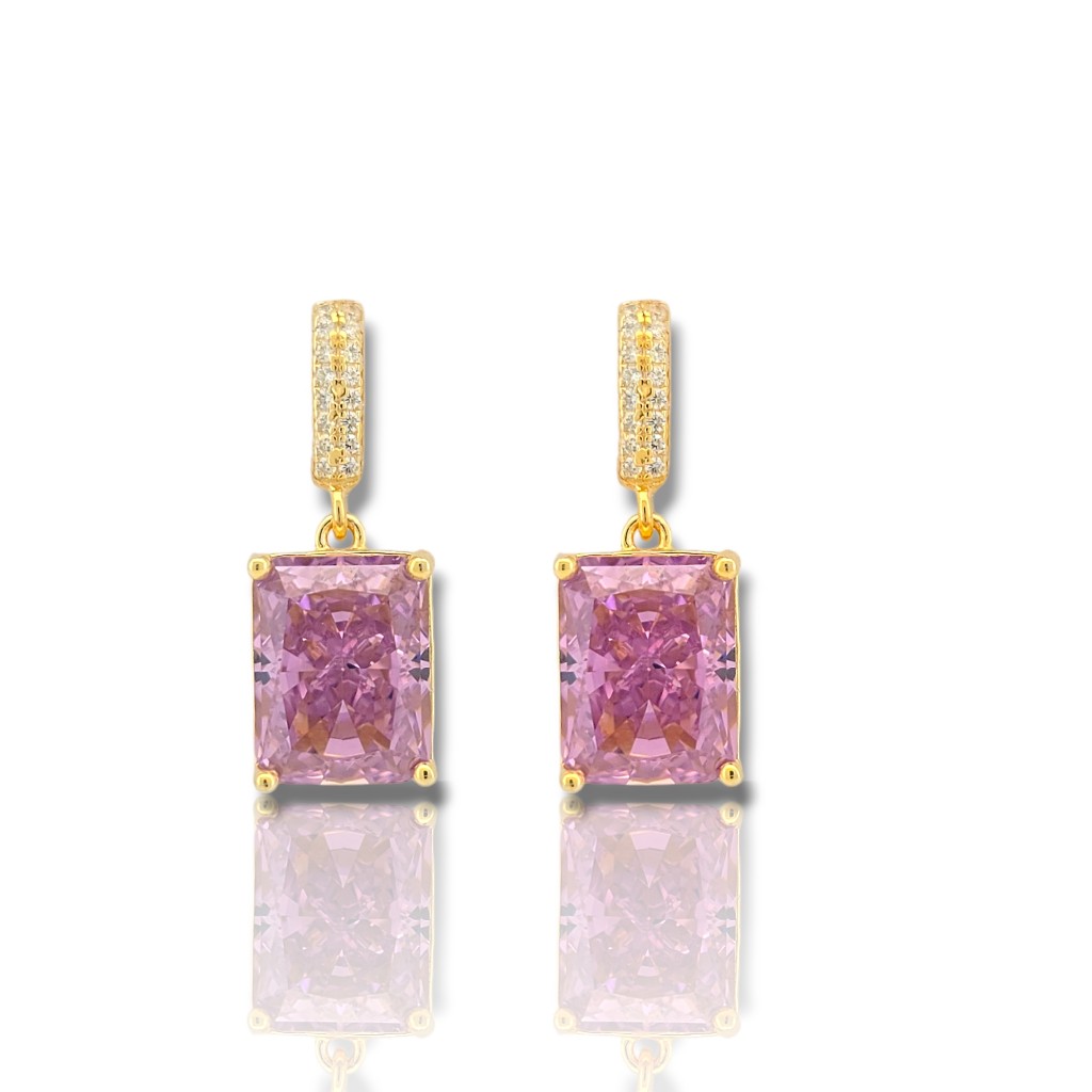Οrecchini in argento placcato oro (code FC011563)