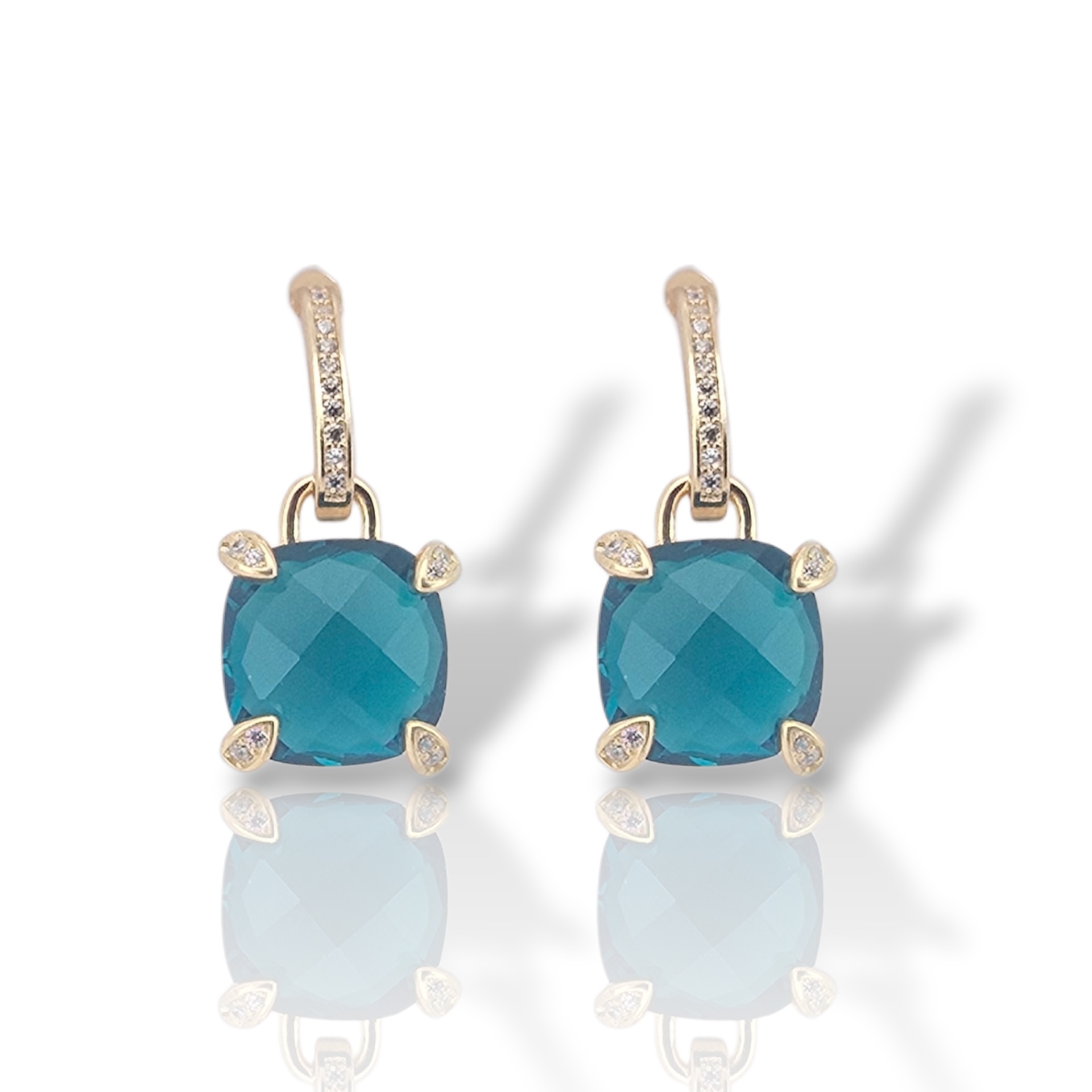 Orecchini in argento 925° dorato (code FCΜ002910)