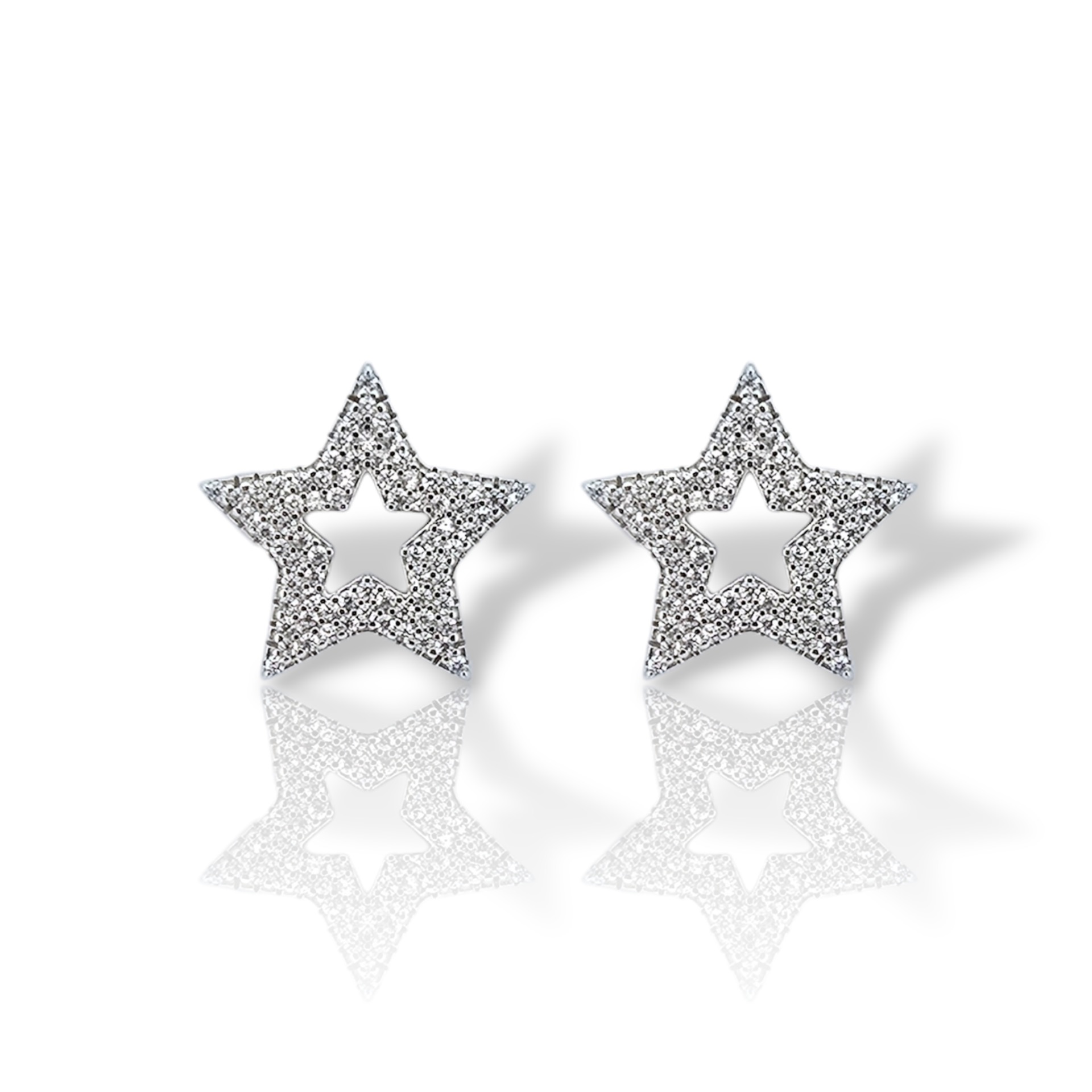 Orecchini Stelle in argento 925° rodiato (FC002989)