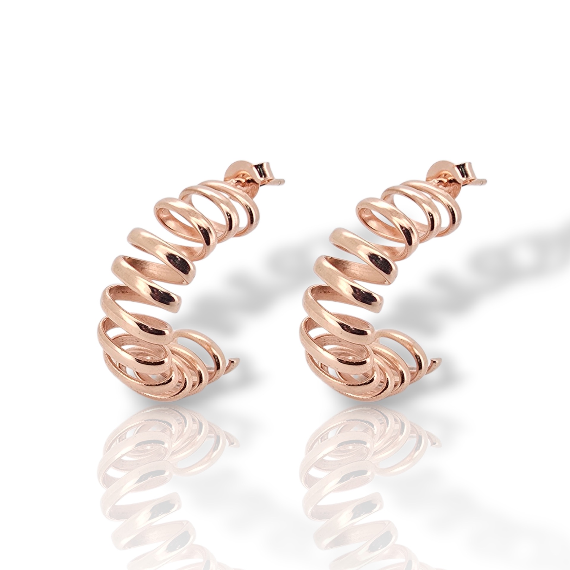 Orecchini pendenti in argento 925° dorato (FCM003001)