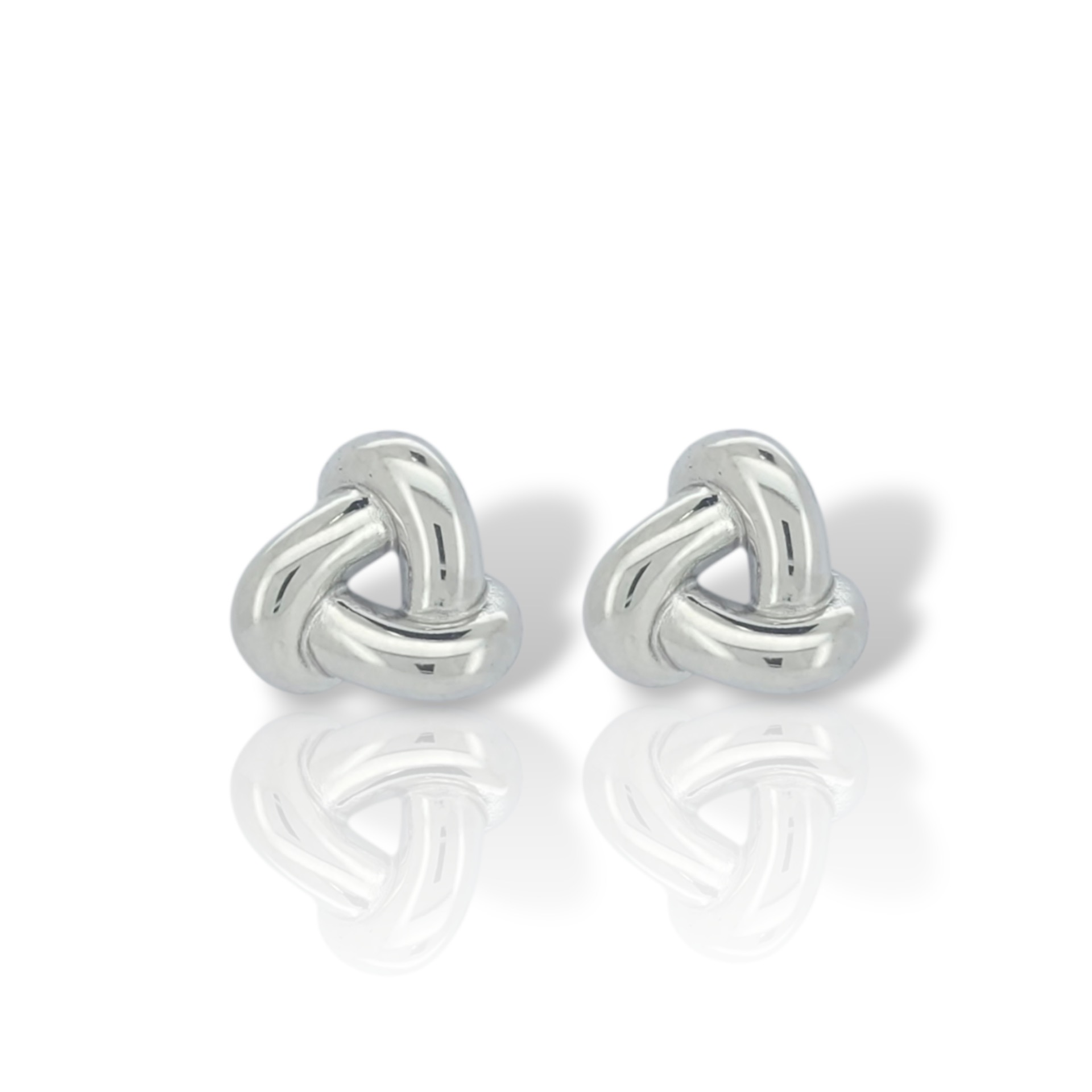 Orecchini NODO in argento 925° rodiato (GEM21385)