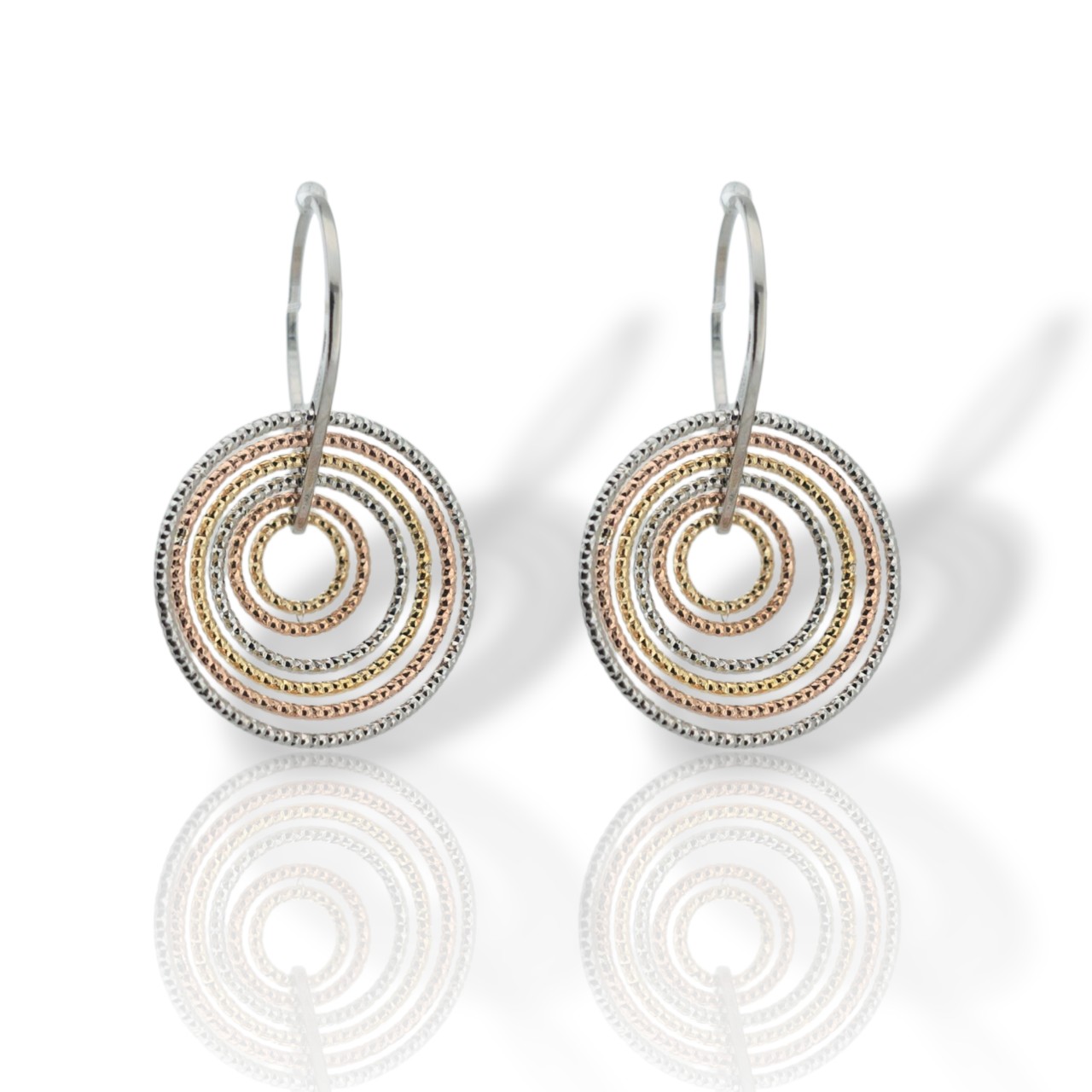 Σκουλαρίκια κρικάκι απο επιπλατινωμένο ασήμι 925° (code SVX1300410)