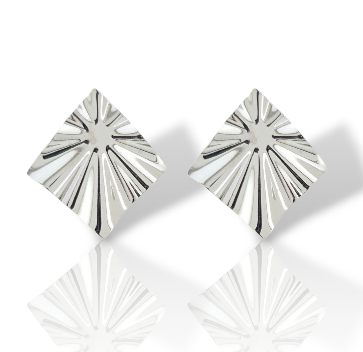 Σκουλαρίκια απο επιπλατινωμένο ασήμι 925° (code SVX2500704)