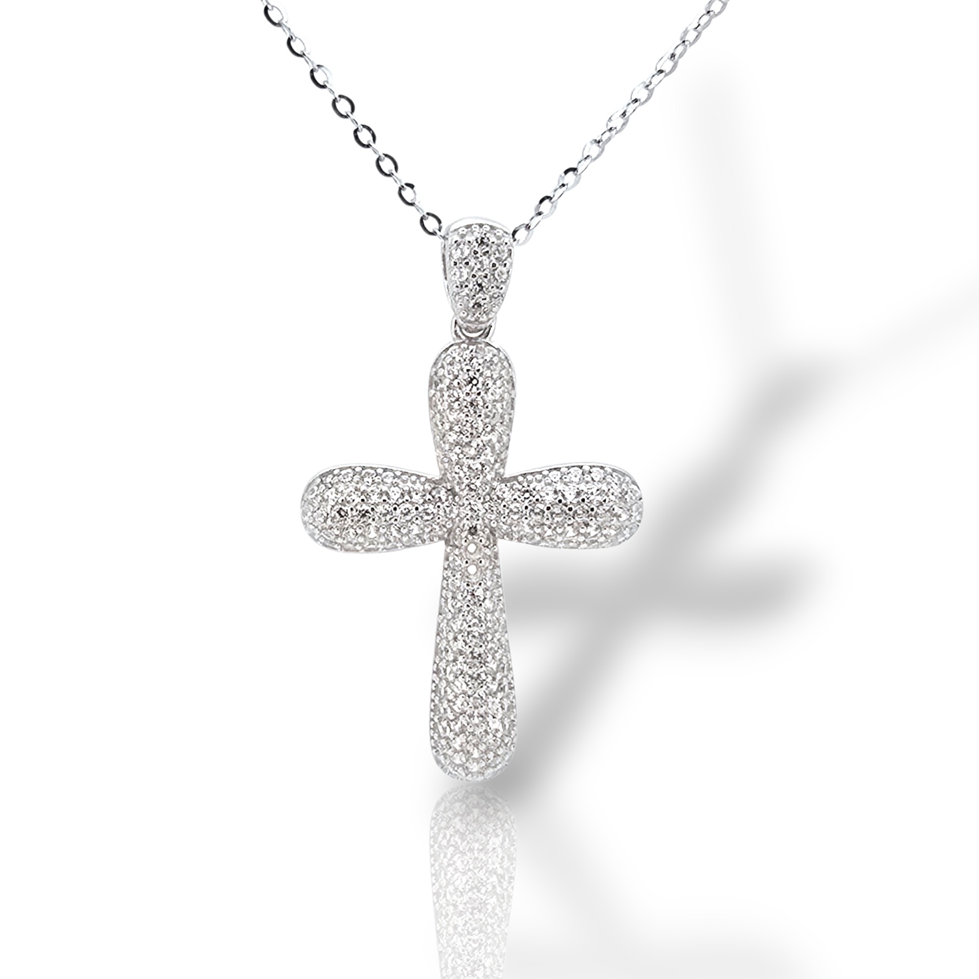 Croce in argento 925° dorato oro Giallo (code FC013022)