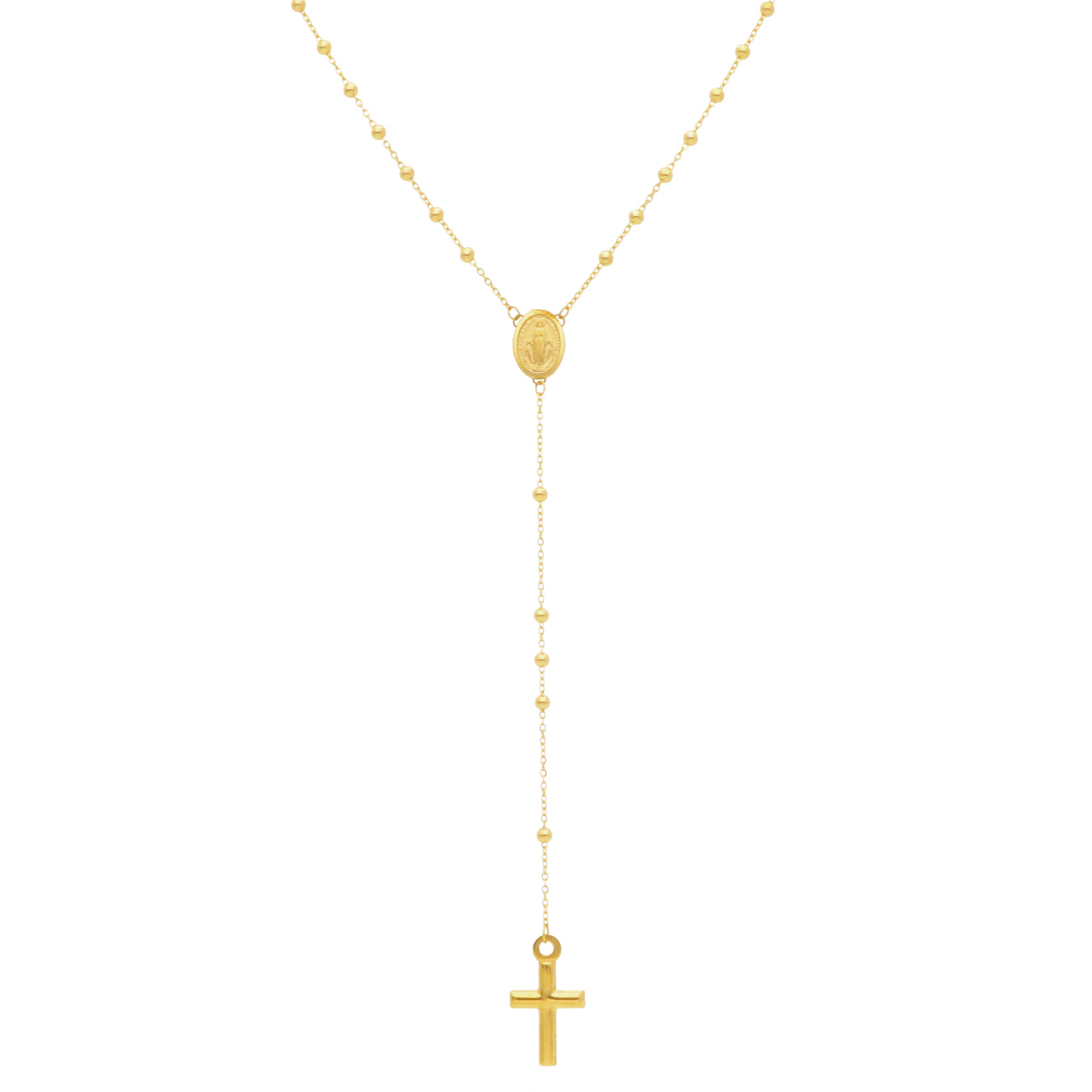 Golden rosary necklace k9  (code S279885)