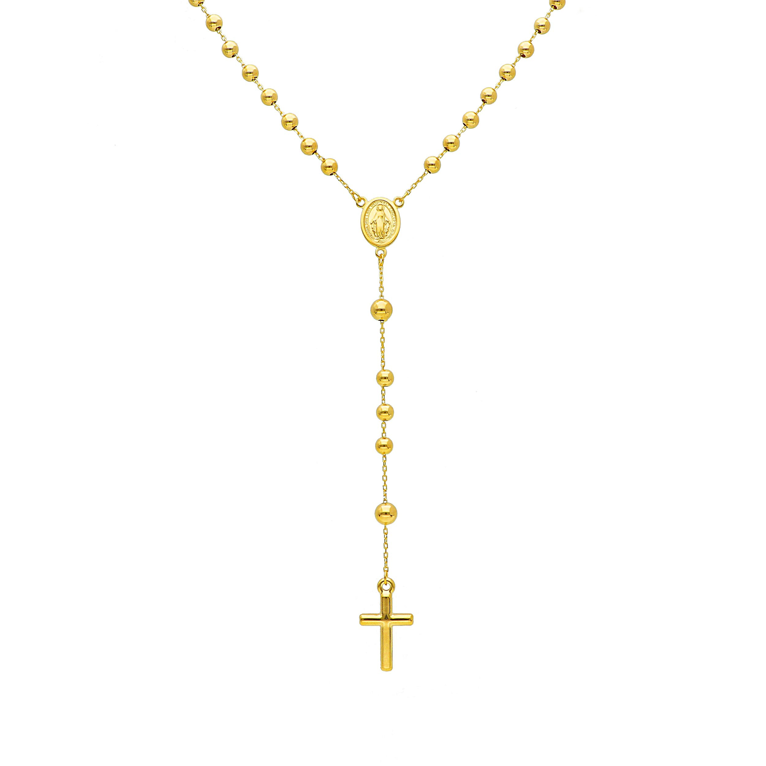 Golden rosary necklace k14   (code S265445)