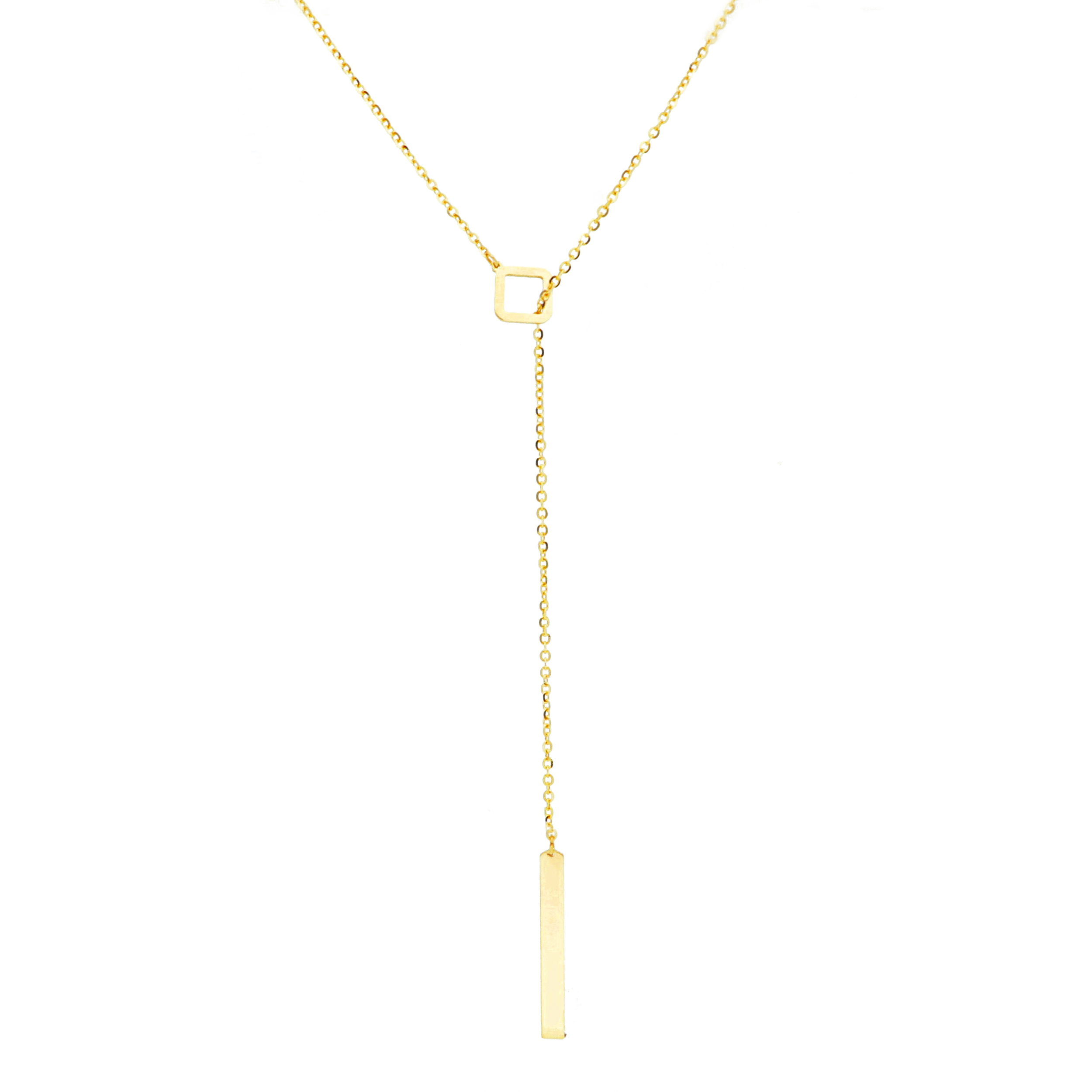 Golden necklace k14 (code S282222)