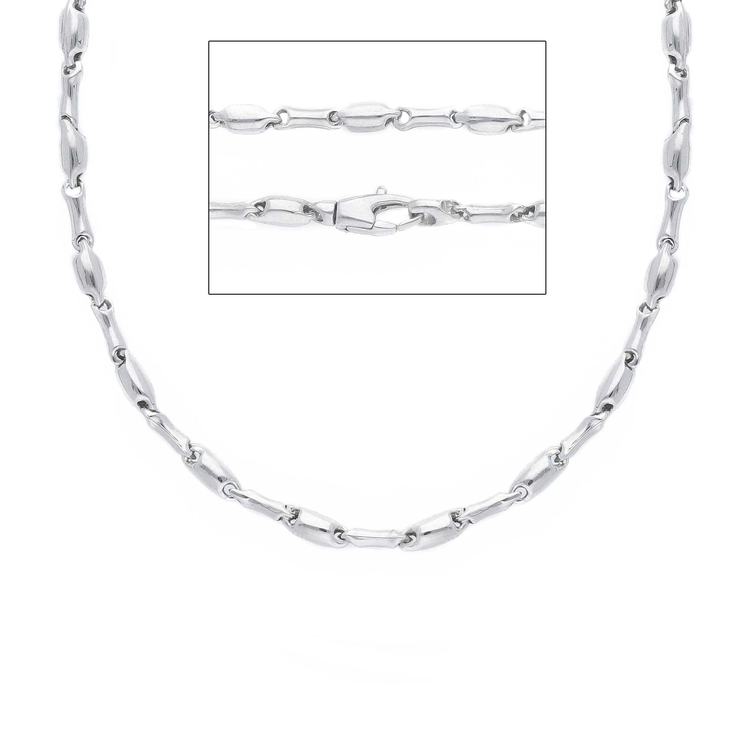 Κολιέ απο λευκόχρυσο κ9 (code 9VIR355BB50)
