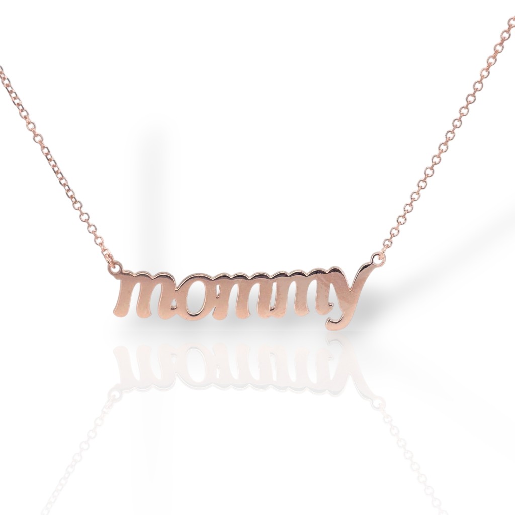 Rose gold Necklace Mommy (code P2291)