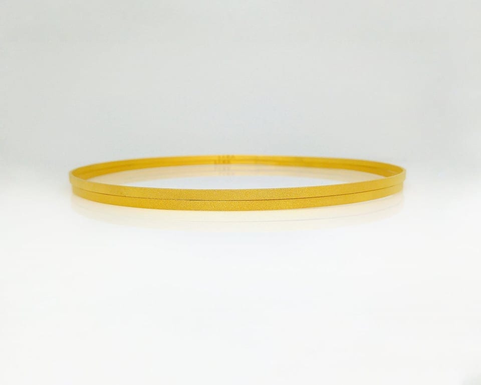 Corone Nuziali LAKALUKA Simplicity II - Argento 925° dorate