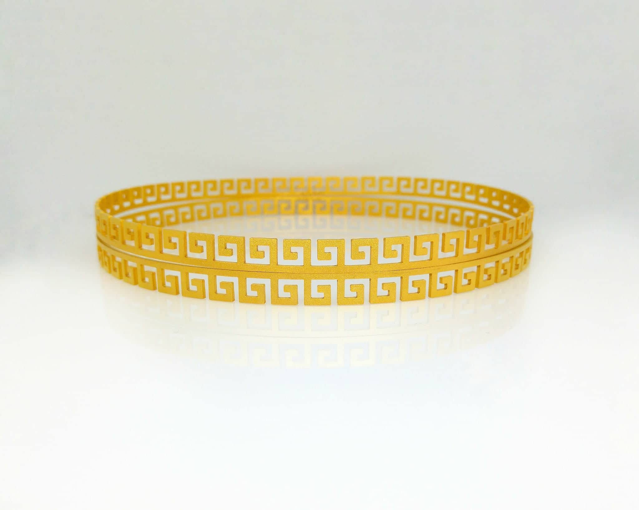 Στέφανα Γάμου LAKALUKA Greek Key