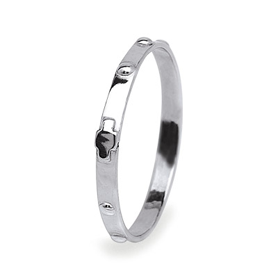 White gold wedding rings 18k 2.2mm (code FRU010BB)