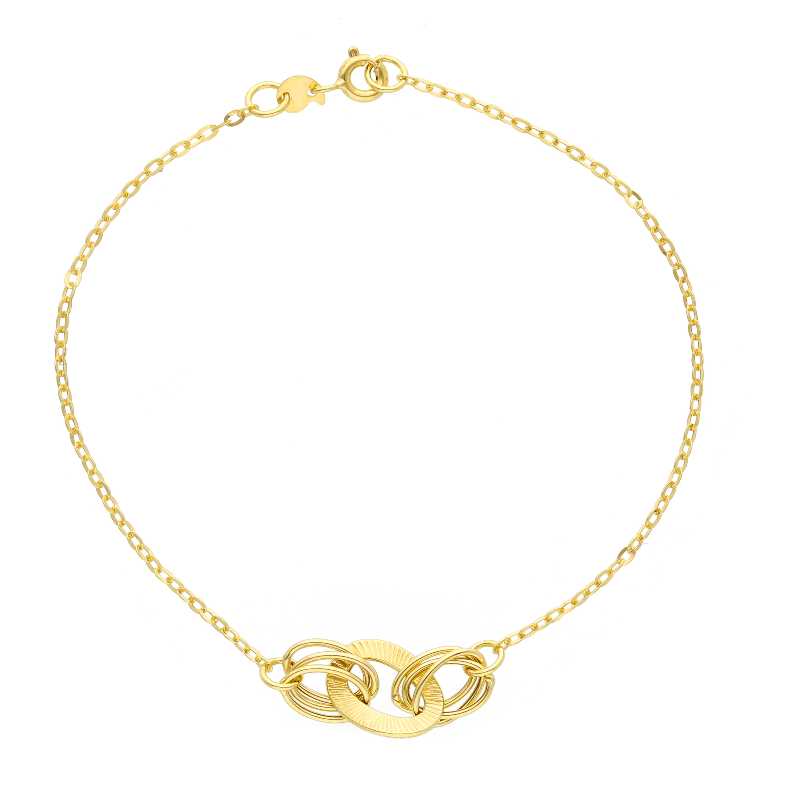 Yellow Gold K9 Bracelet  (code S166800)