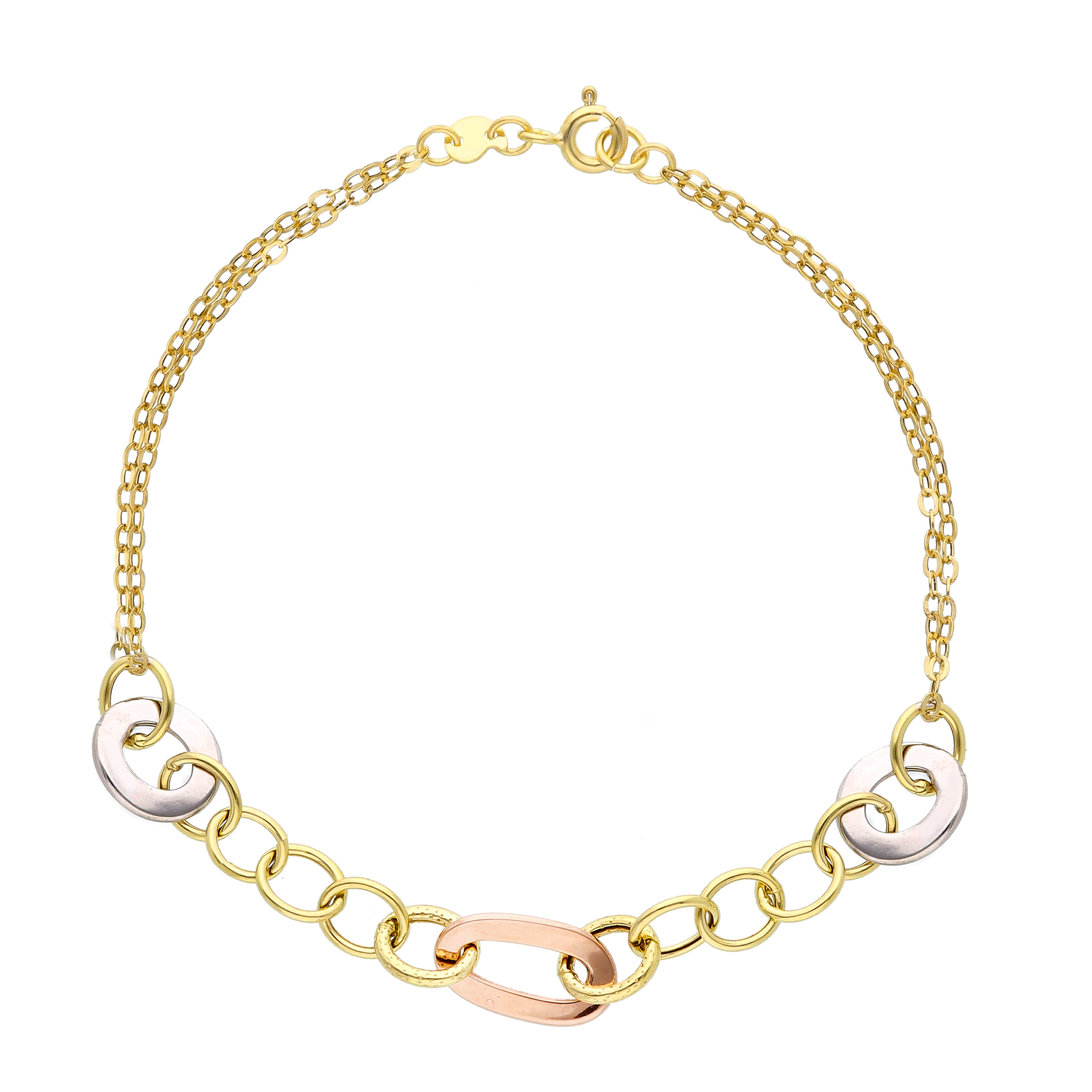 Yellow Gold K9 Bracelet  (code S178003)