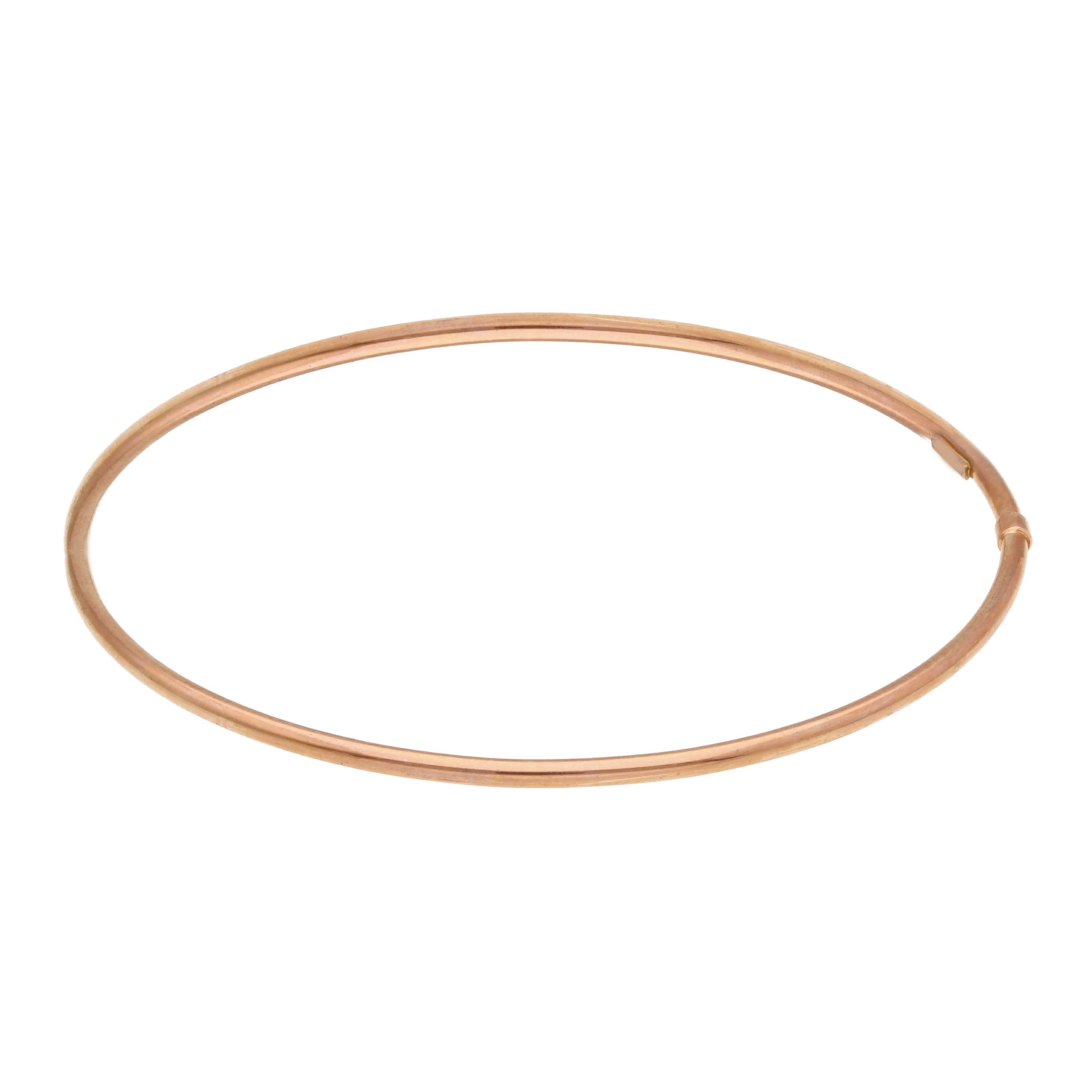 Rose gold oval bracelet with clasp k14 (code S201305)