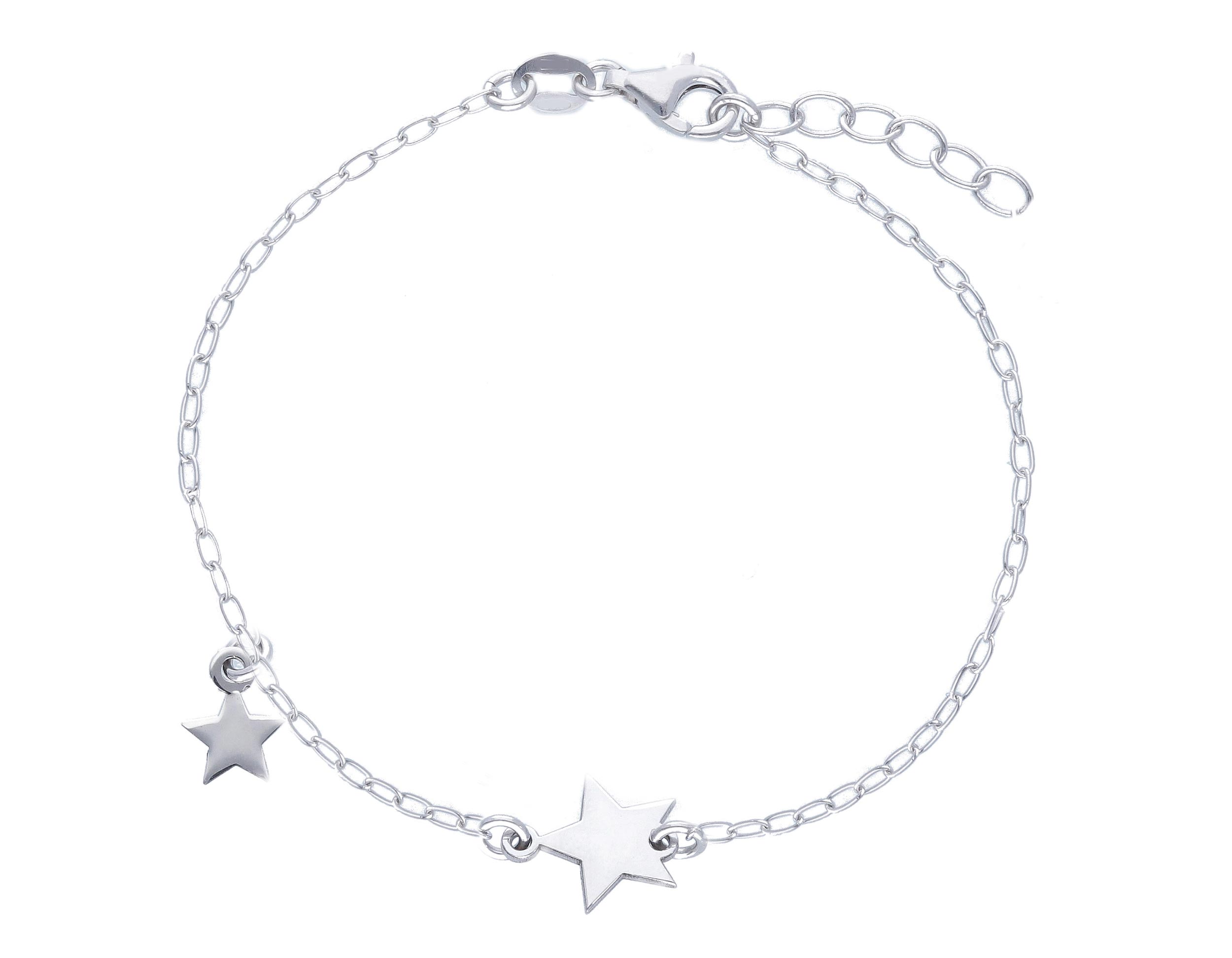 Platinum plated silver 925° bracelet (code S260861)