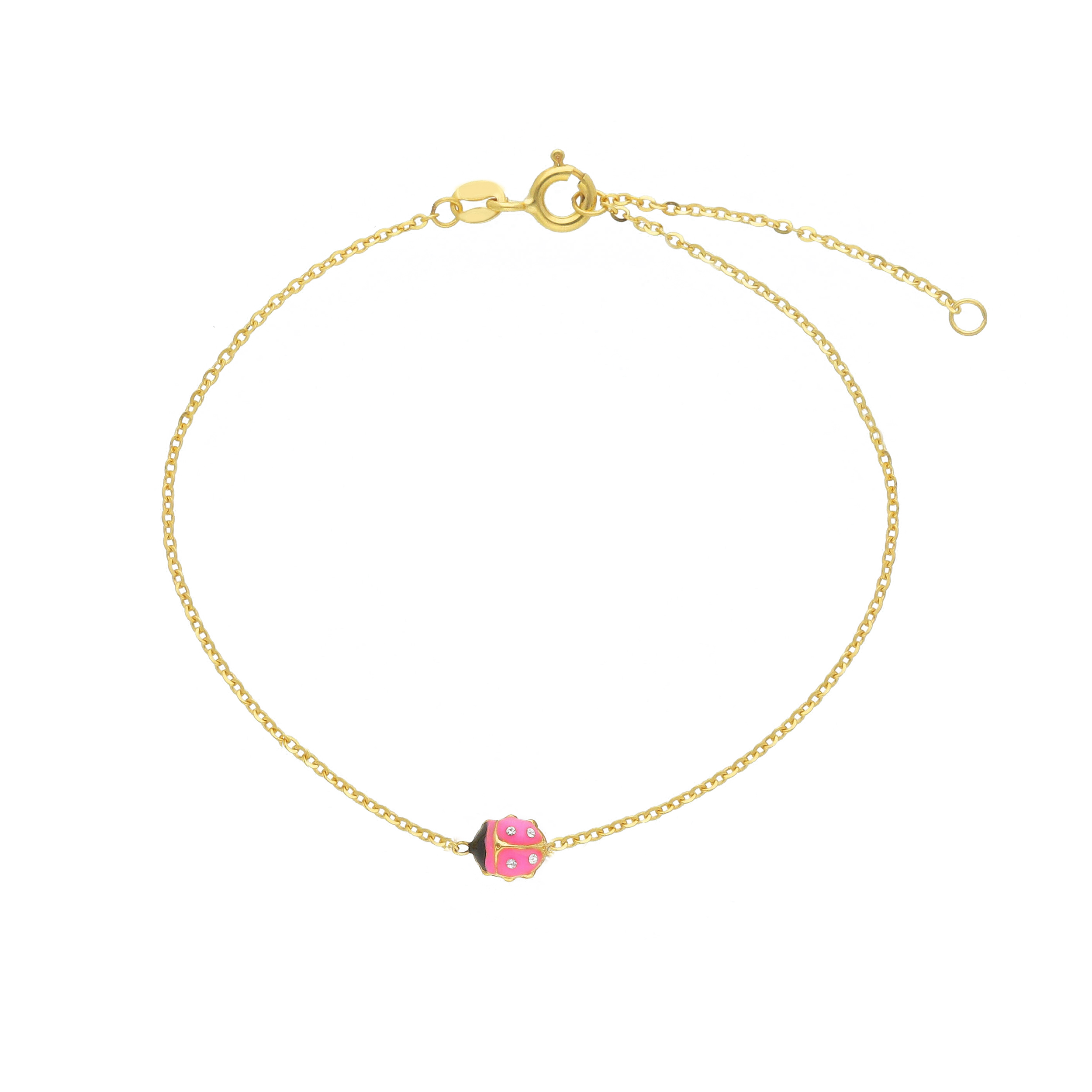Bracciale con Coccinella in oro giallo k9  (code  S278968)