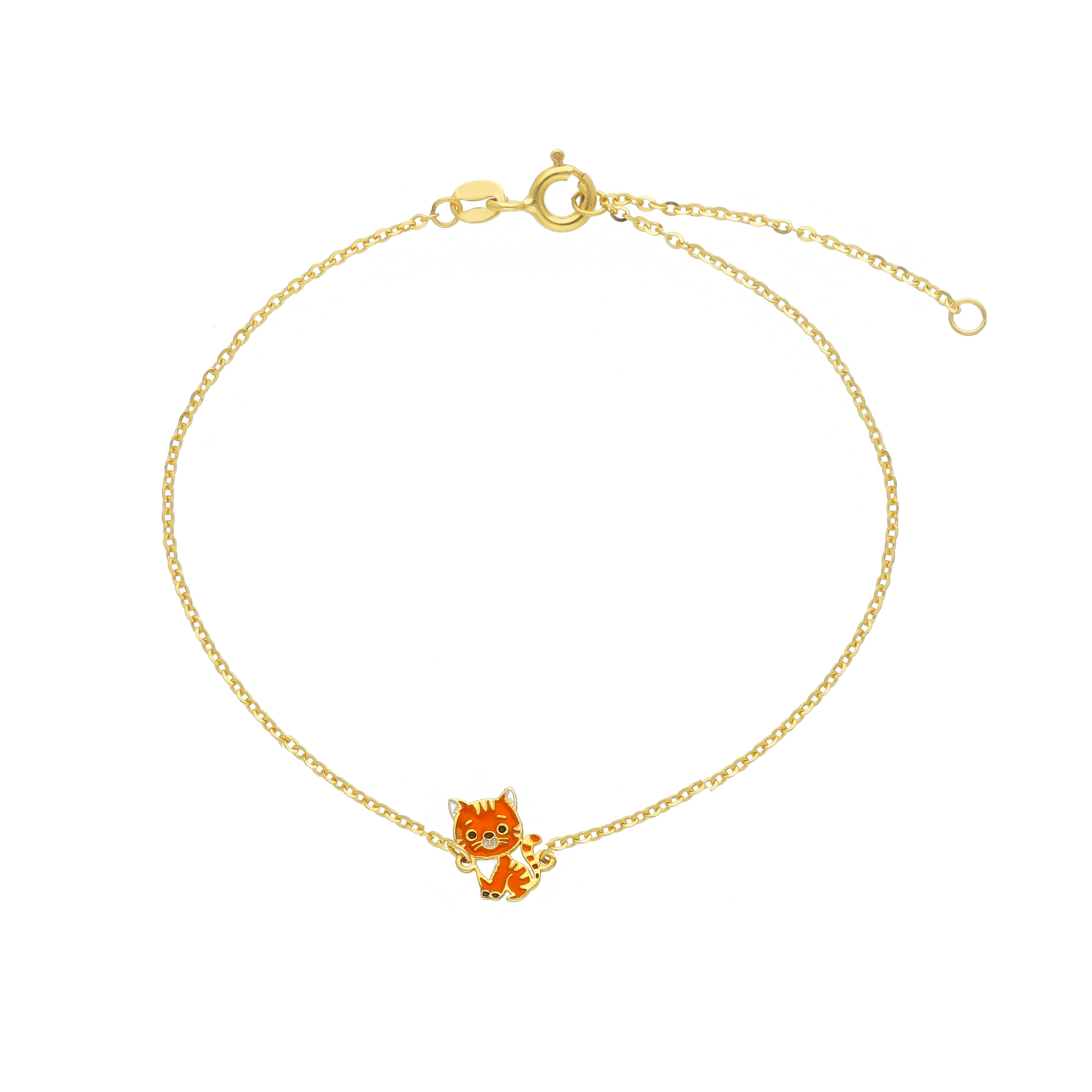 Golden cat bracelet k9 (code S278995)