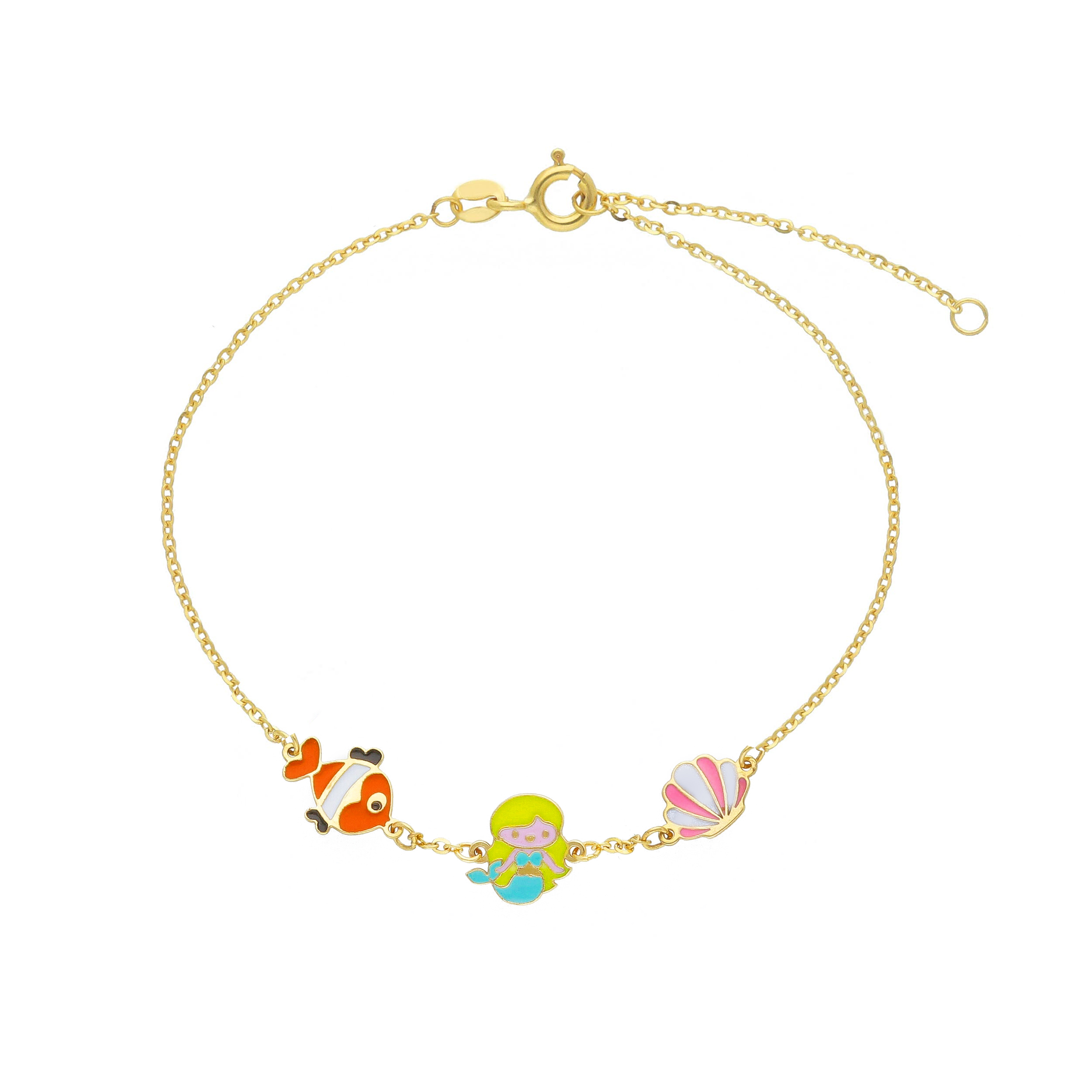 Gold sea inspired bracelet k9 (code S278999)