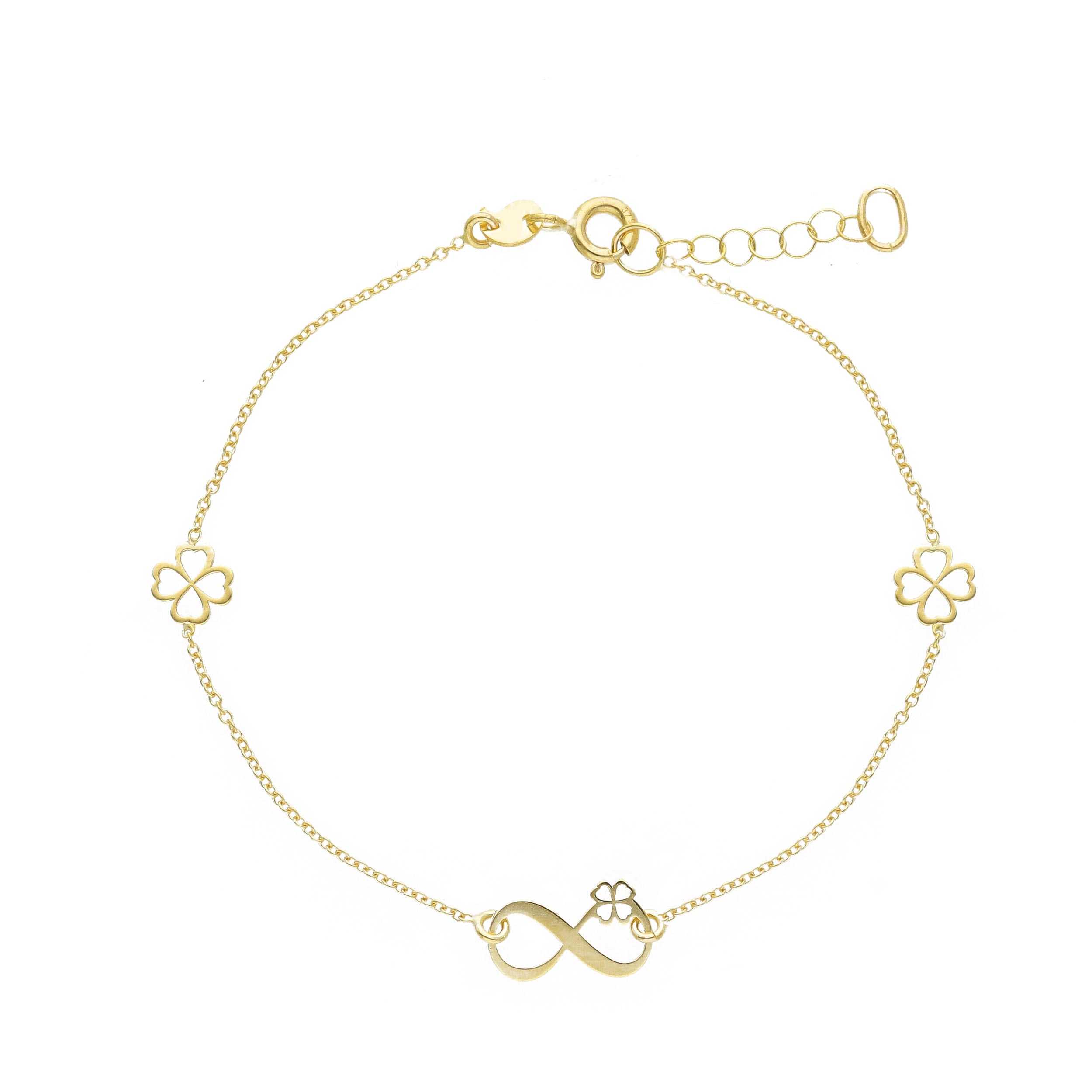 Bracciale in oro Giallo k9 Infinito (code S289222)