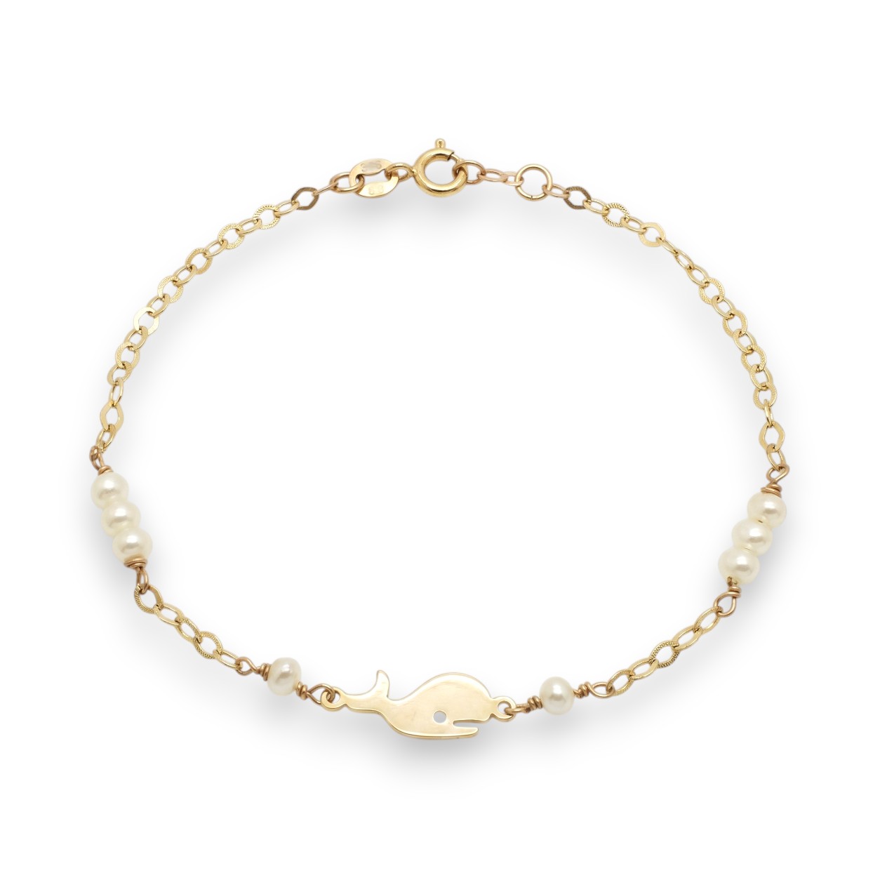 Golden bracelet k9  (code AL2057)