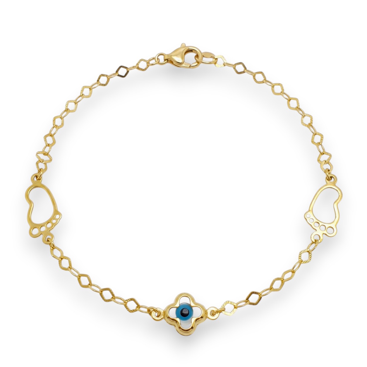 Bracciale in oro giallo k9 (code AL2091)