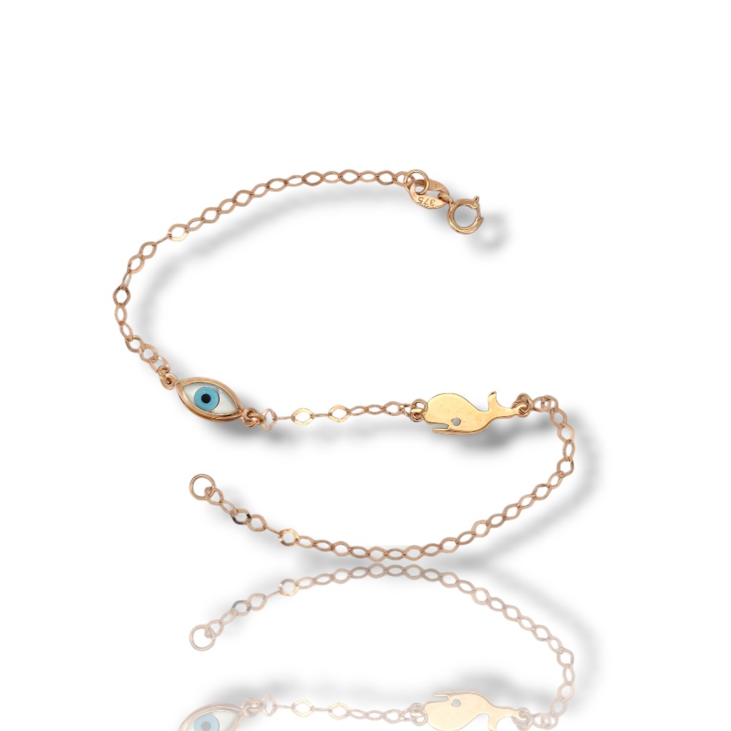 Bracciale in oro Rosa k9 (code AL2723)