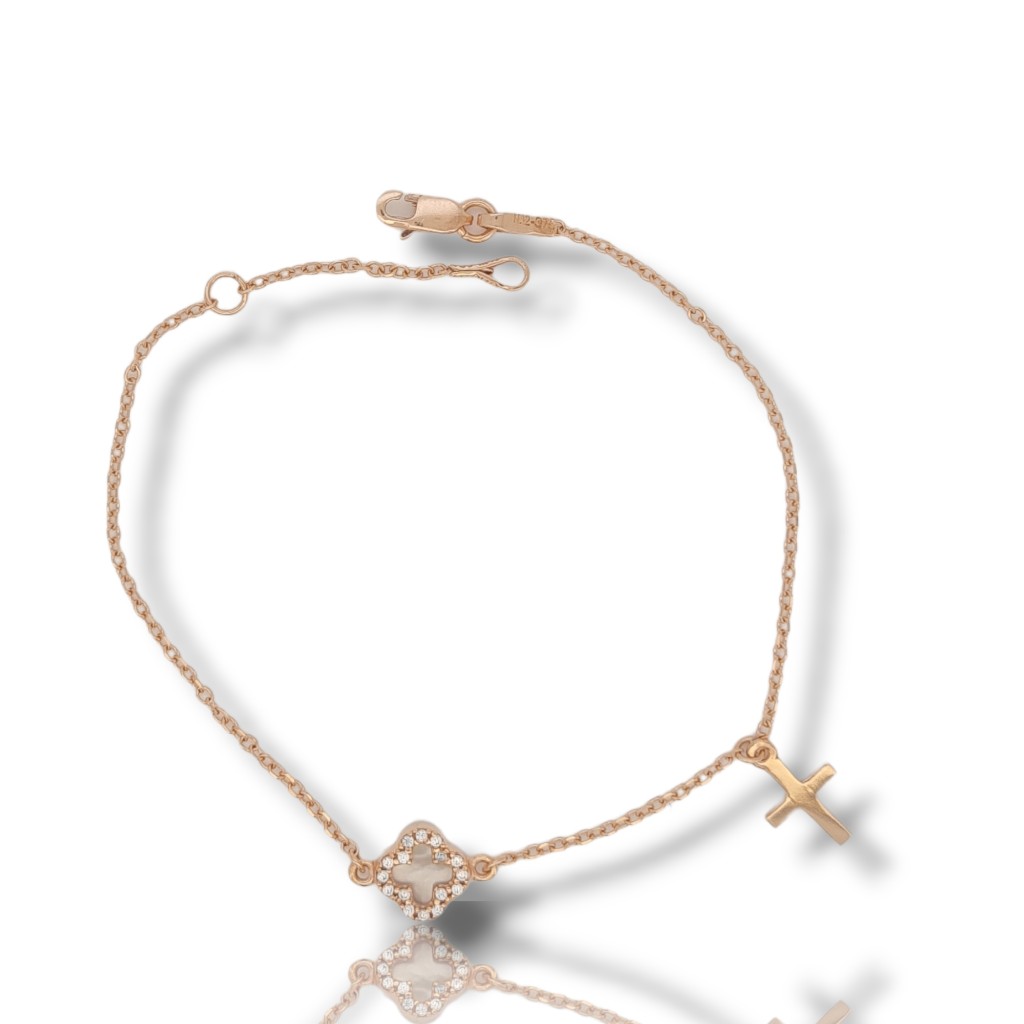 Bracciale in oro Rosa k9 (code  M2651)