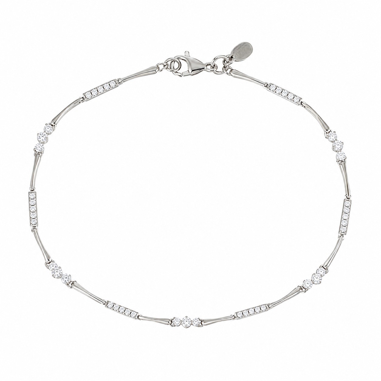14k white gold bracelet (code M2906)