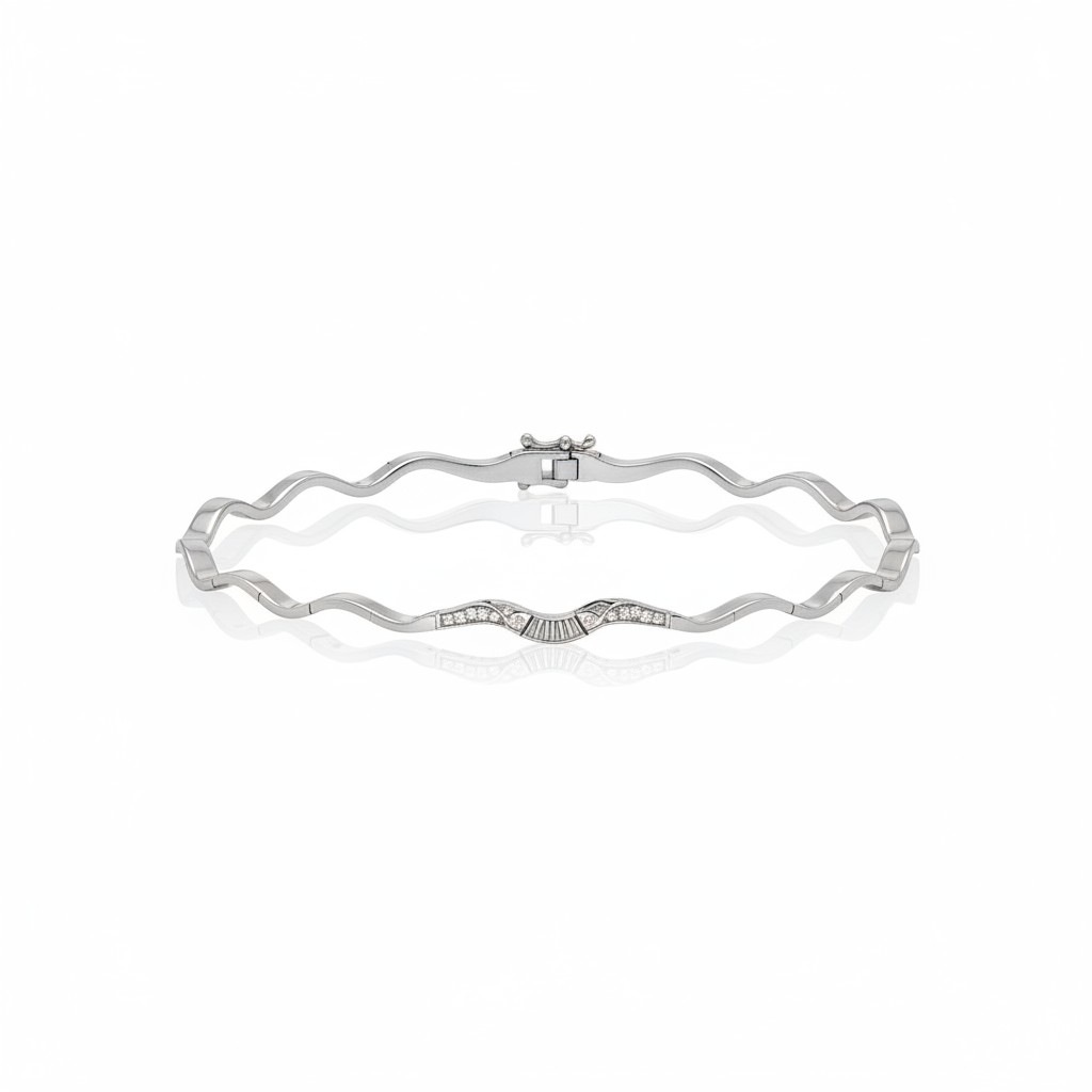 Bracciale in oro Bianco 14k (code M2909)