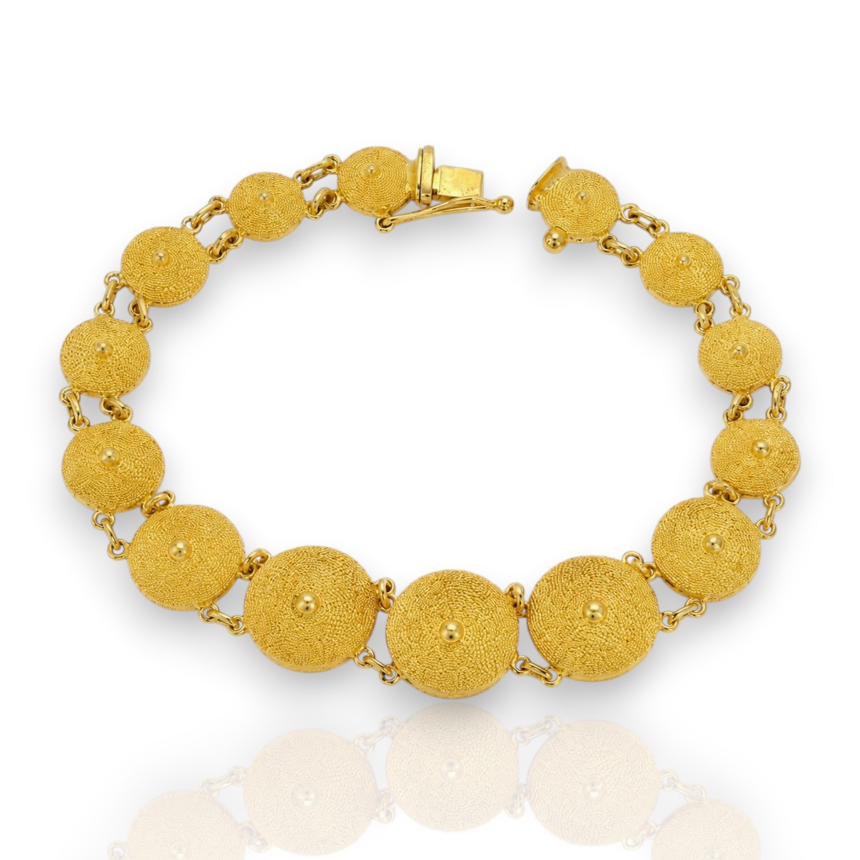 Bracciale oro Giallo k14 (code M2924)