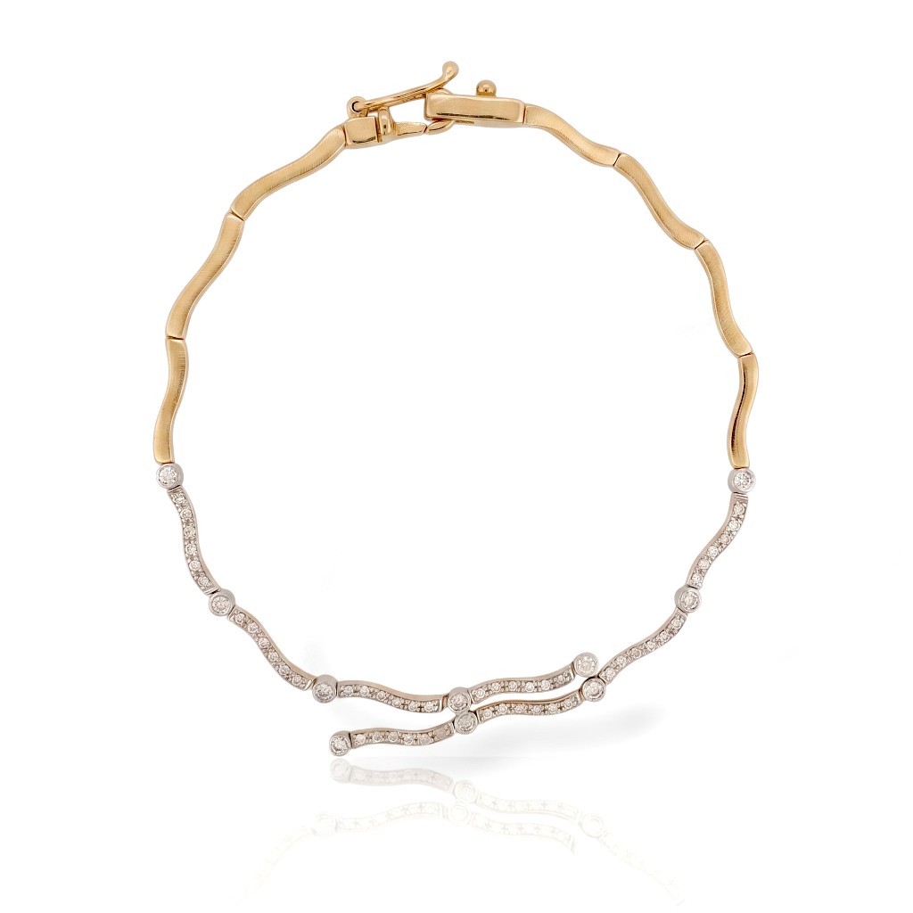 Bracciale in oro Giallo 14k (code M8207)