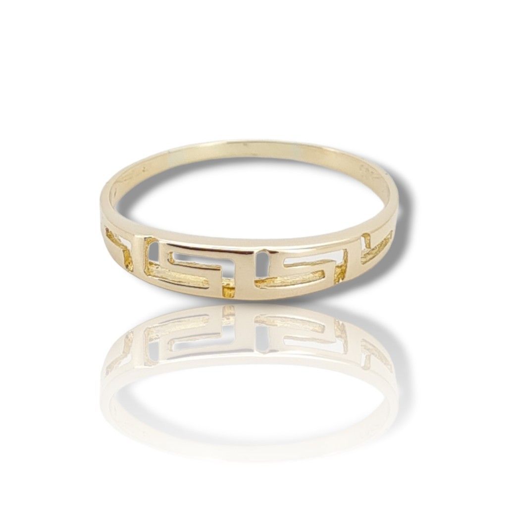 Golden ring k14 with Menander (code M2564)
