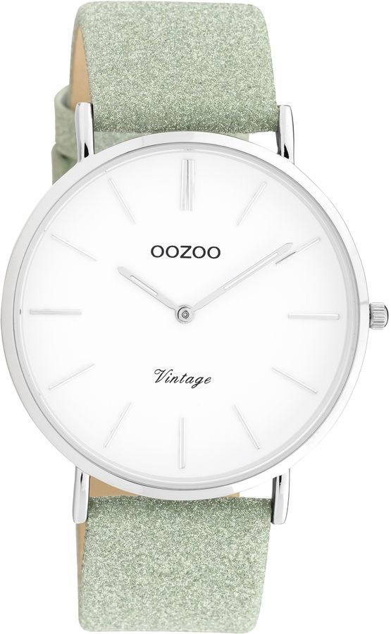 OOZOO Vintage Green Lesther Strap C20146