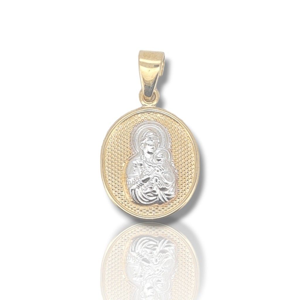 Yellow gold k9 amulet (code AG2583)