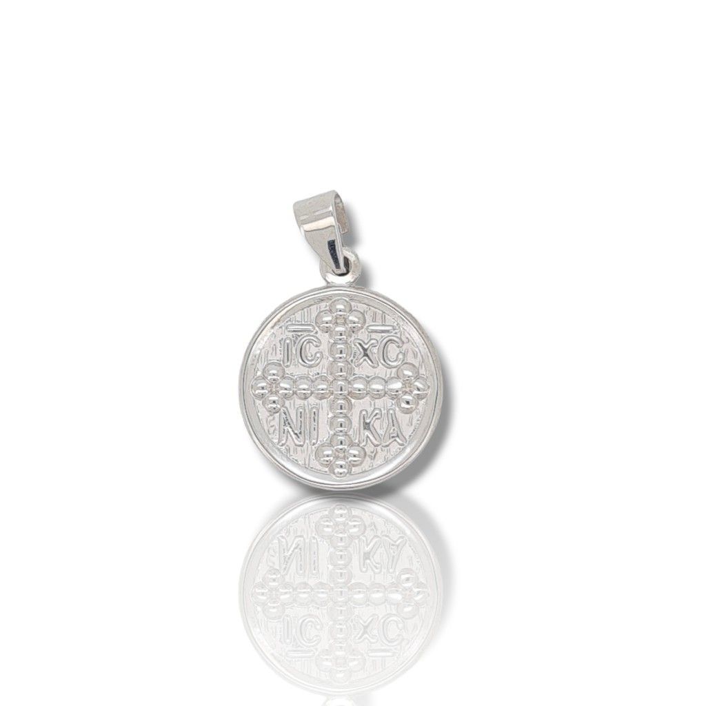 Amuleto in oro Bianco k9 (code AG2578)