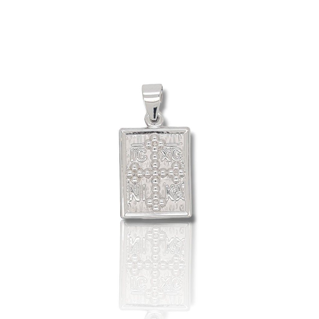 Amuleto in oro Bianco k9 (code AG2579)