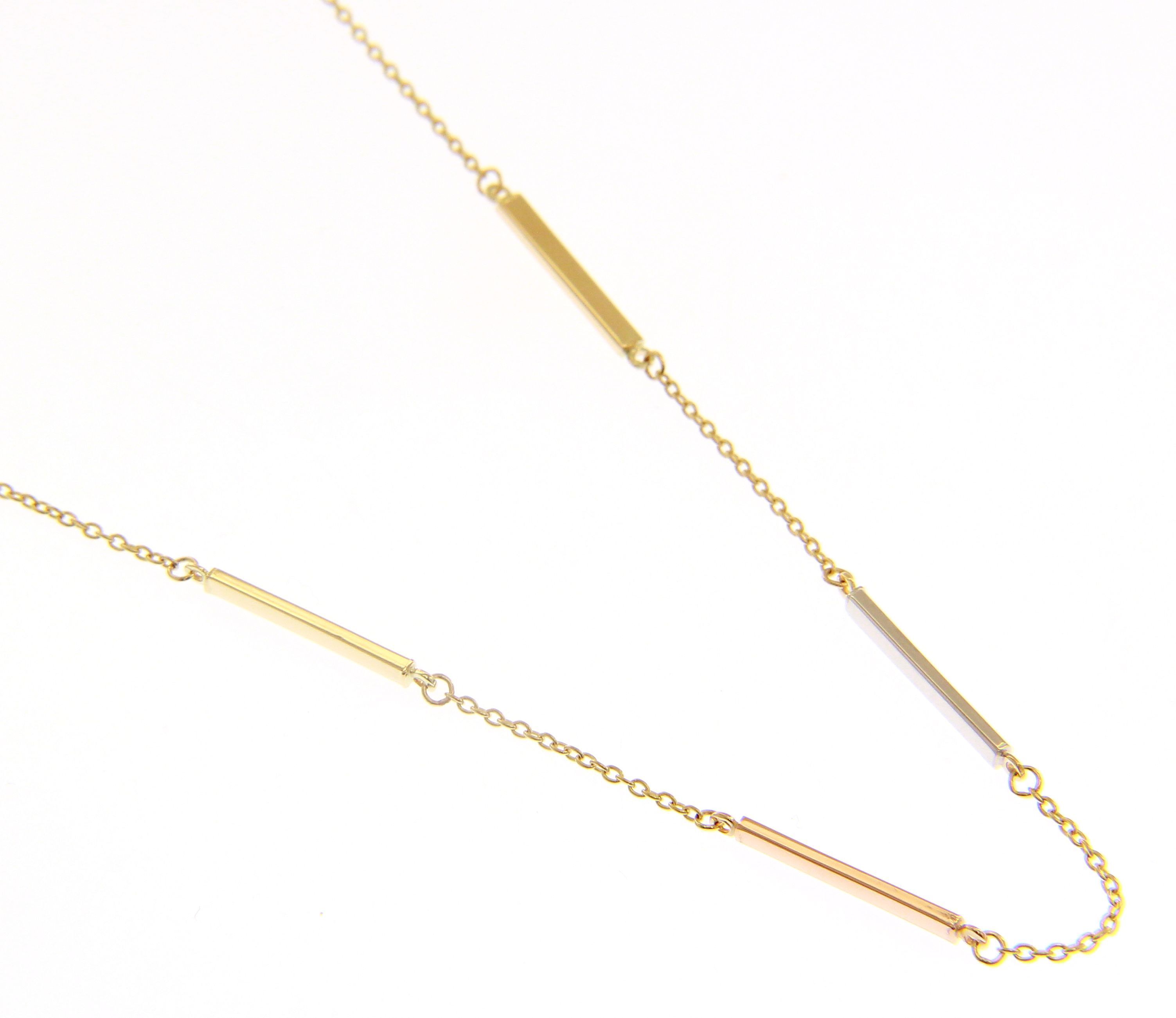 Necklace made of gold, white gold and rose gold k14  (code S209647)