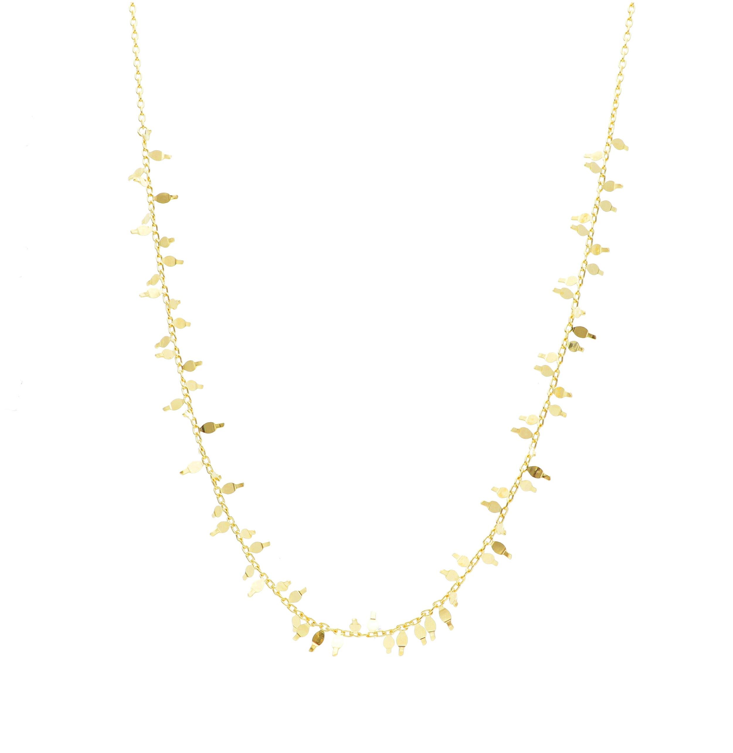 Golden necklace 14k (code S246121)