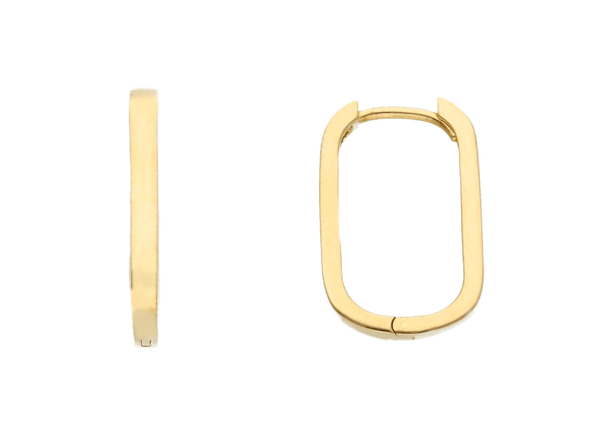 Χρυσά σκουλαρίκια κρίκοι κ14 (code S264729)