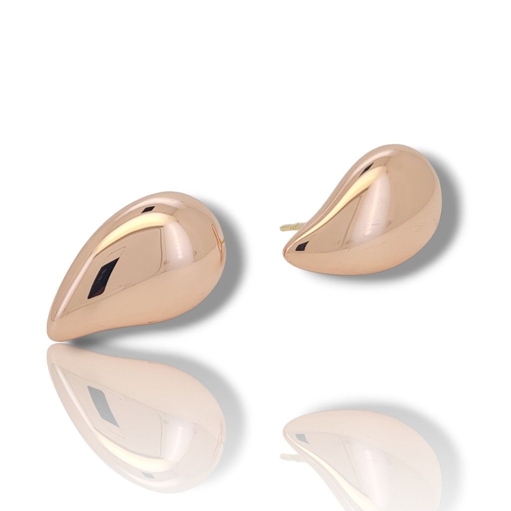 Rose gold earrings 14k (code SM2653)