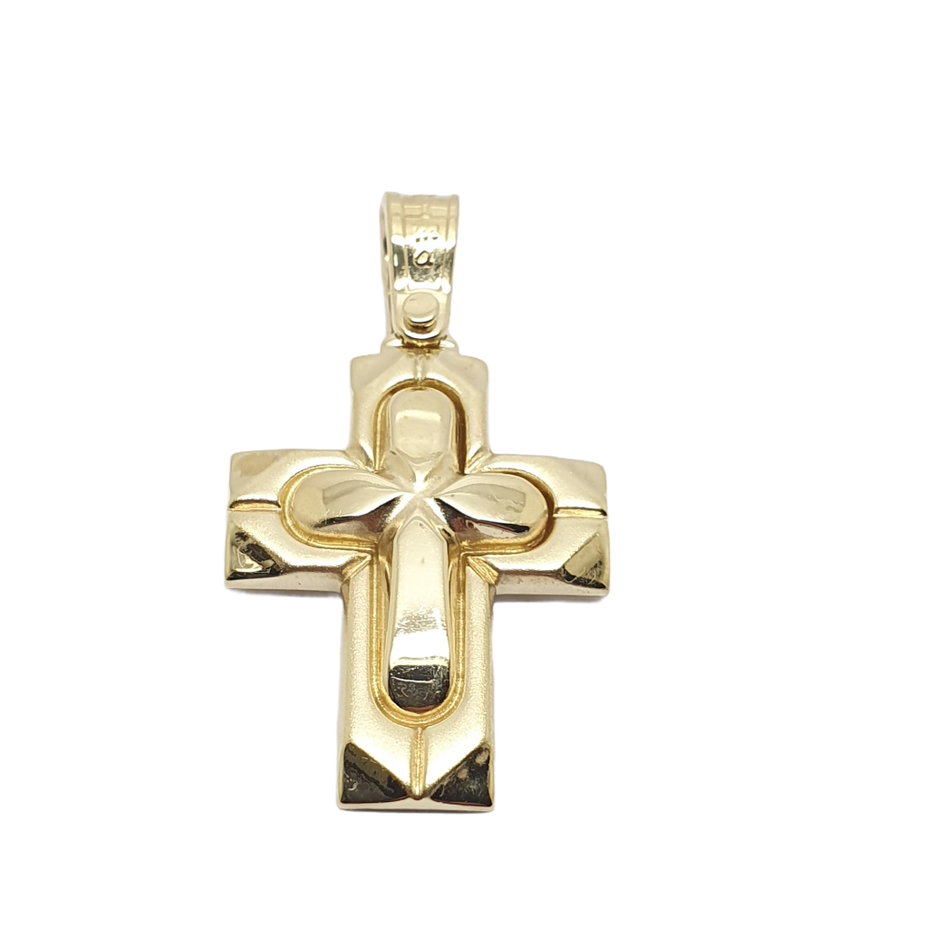 Croce in oro Giallo k14 (code H2127)