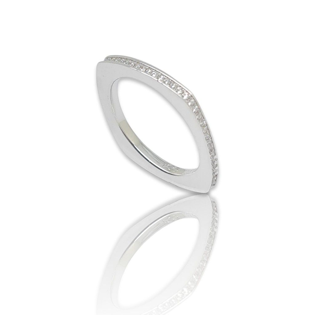 Platinum plated silver 925 ring code FC001518B