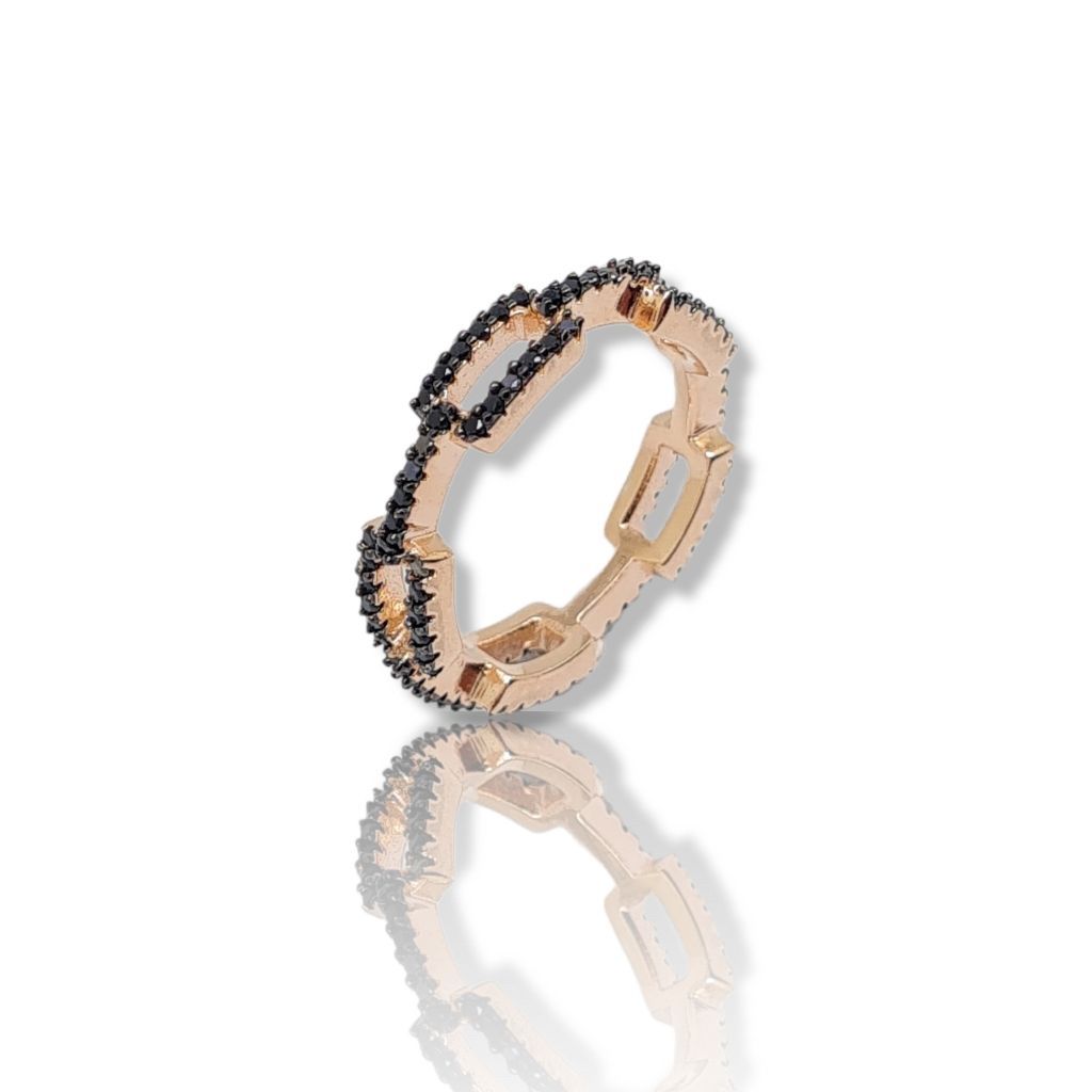 Rose gold plated silver  925° ring (code FC001797)