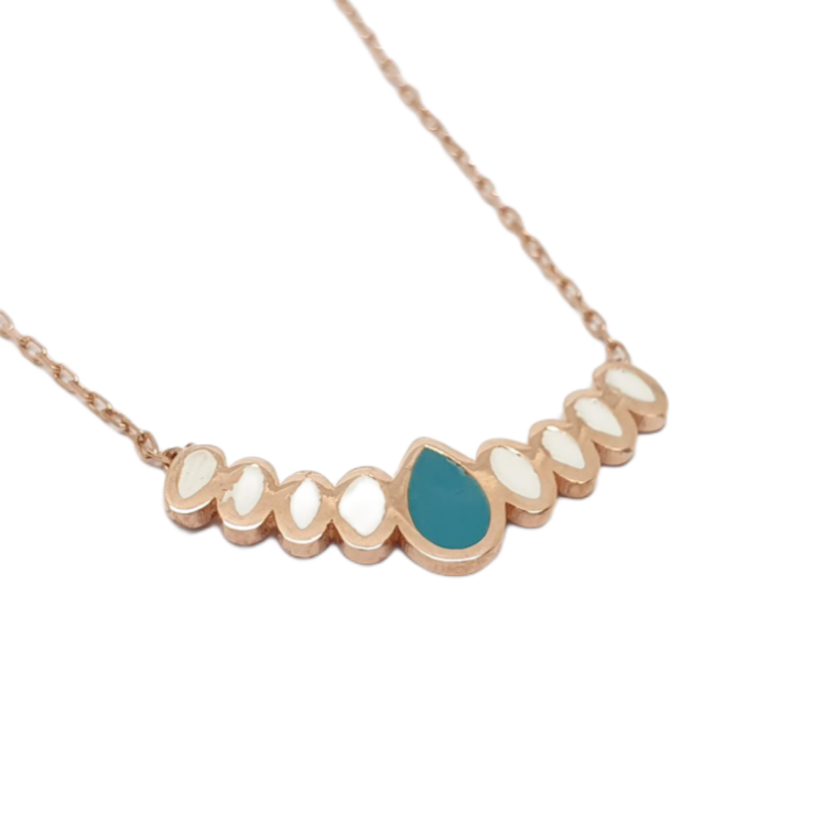 Rose gold plated silver 925° necklace codeFC1930